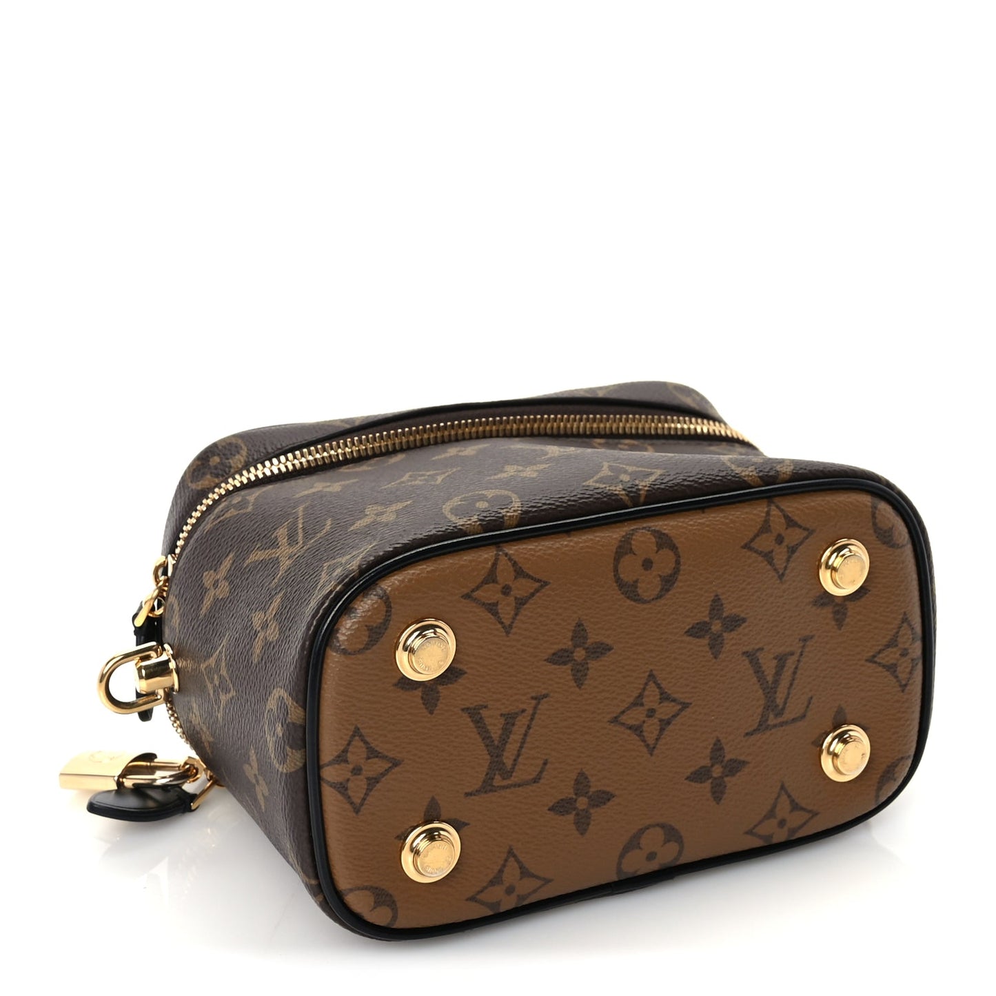Louis Vuitton Reverse Monogram Vanity Chain Pouch Black