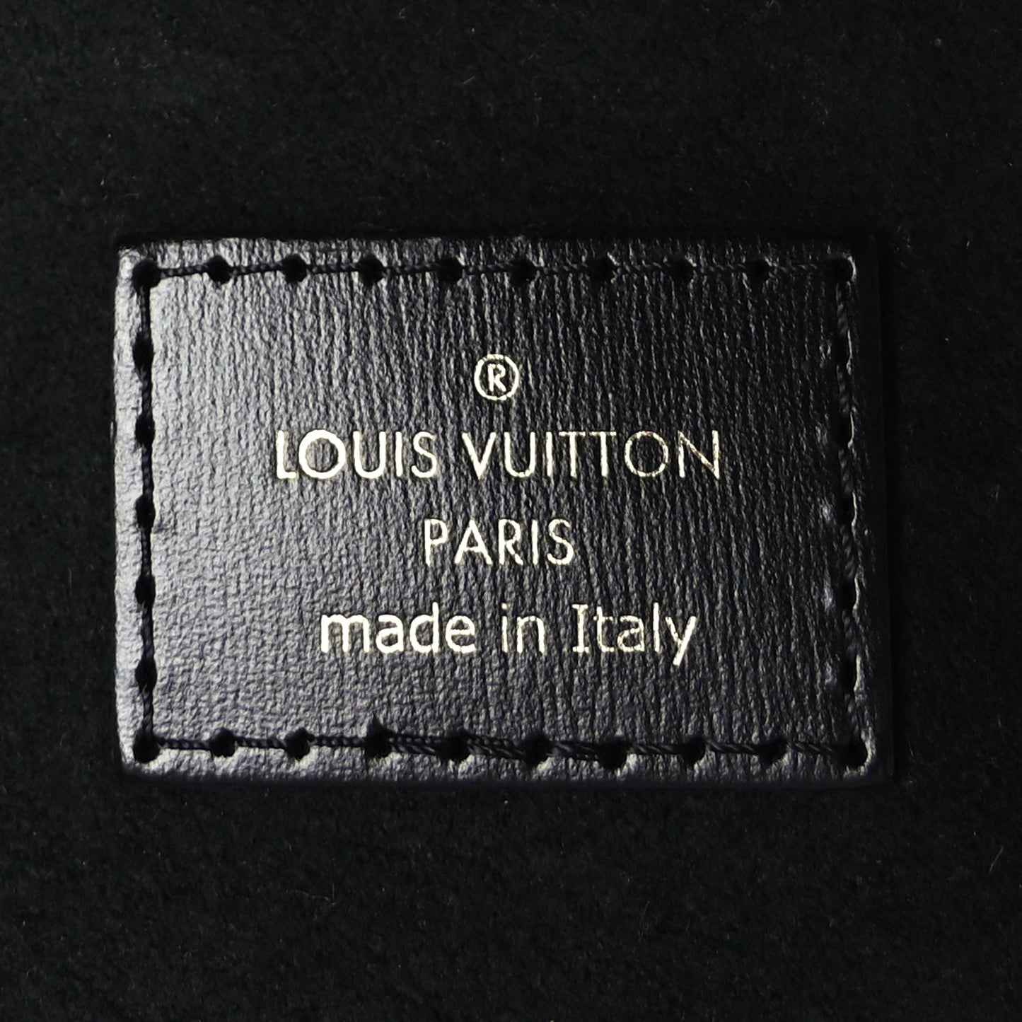 Louis Vuitton Reverse Monogram Vanity Chain Pouch Black