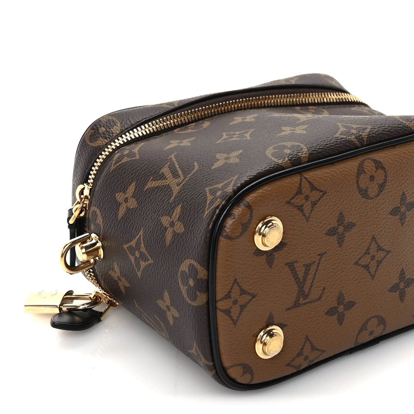 Louis Vuitton Reverse Monogram Vanity Chain Pouch Black