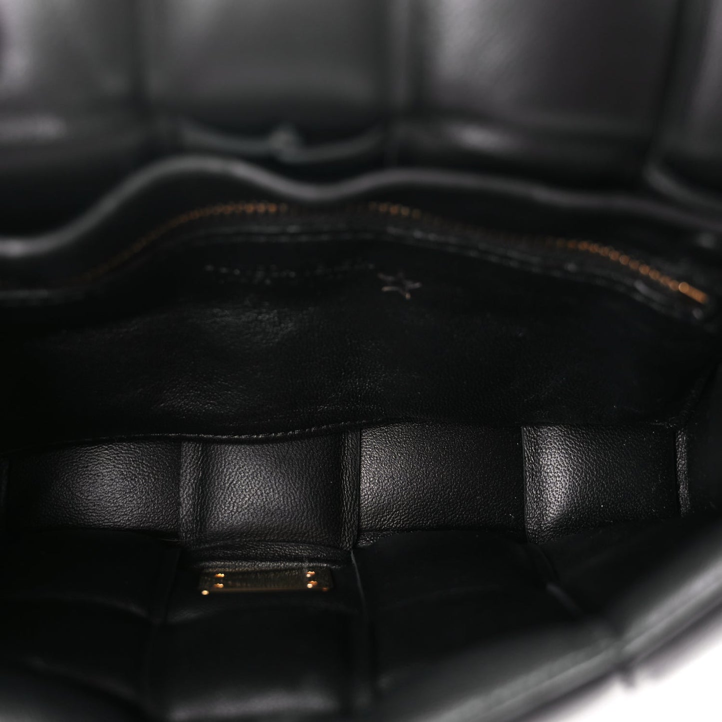 Bottega Veneta Nappa Maxi Intreccio Small Padded Cassette Crossbody Bag Black