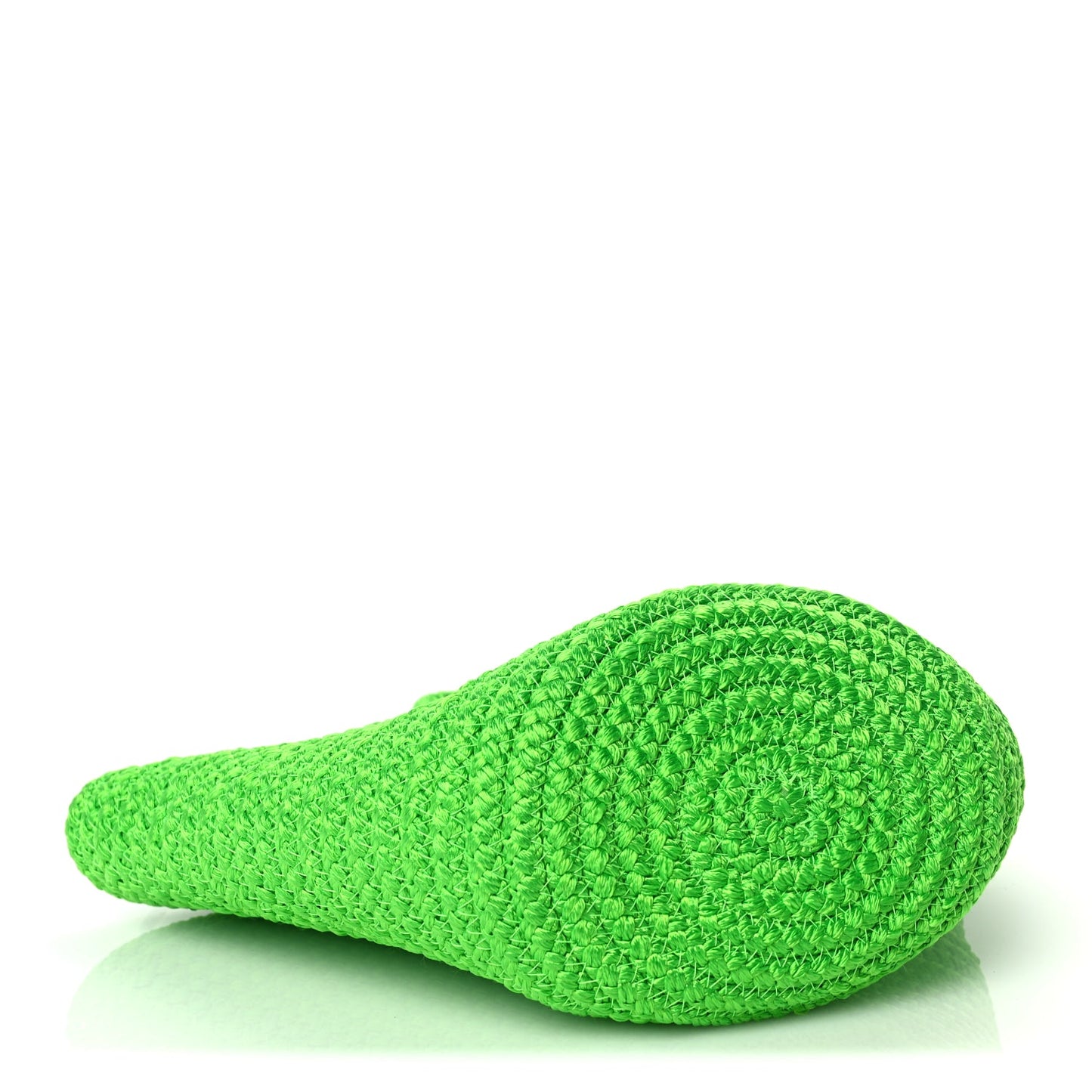 Balenciaga Nylon Lambskin Woven Small Ibiza Basket With Strap Green