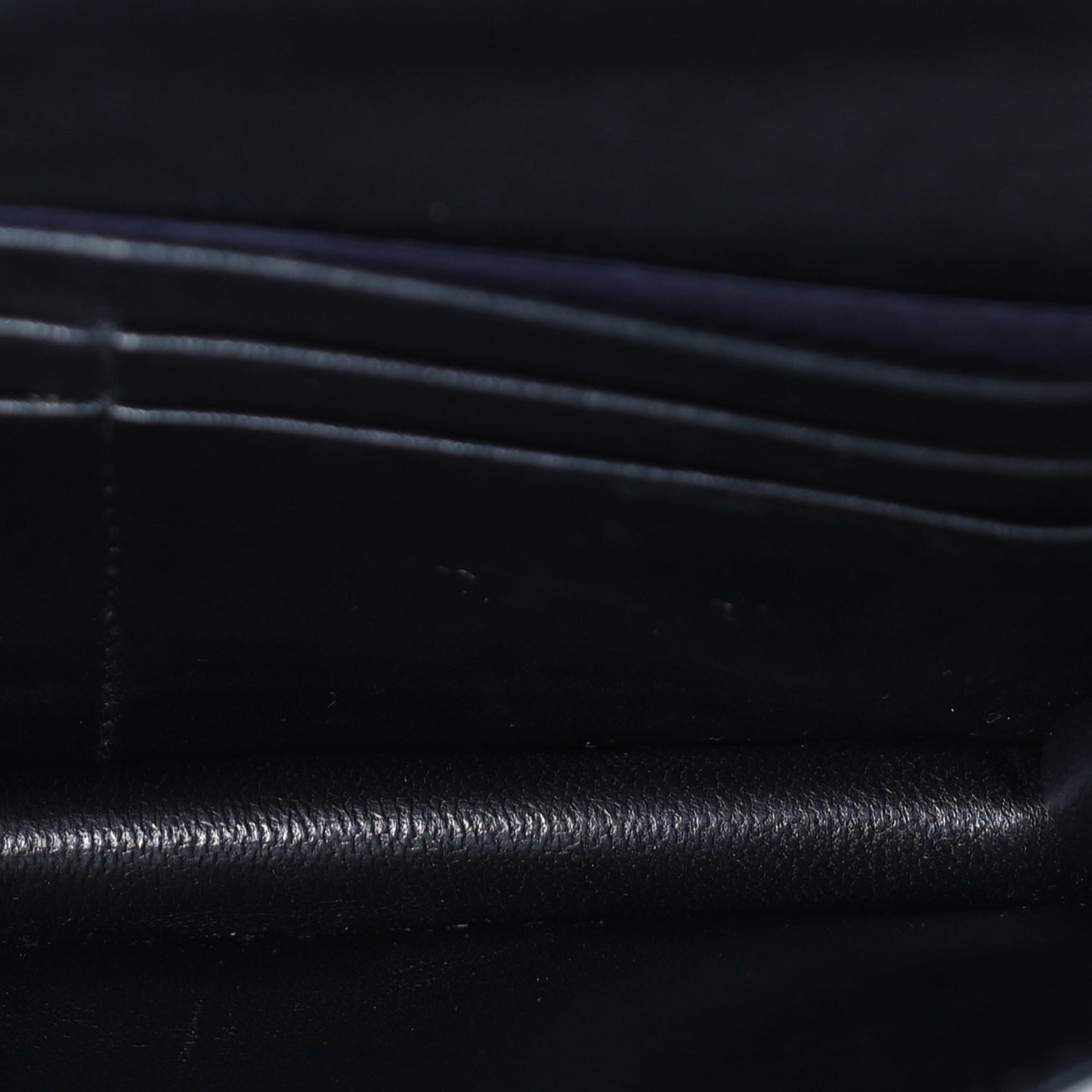 Prada Nappa Gaufre Wallet On Chain  Black