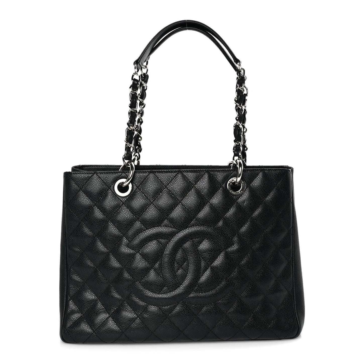 Chanel Caviar Quilted Grand Shopping Tote GST Black
