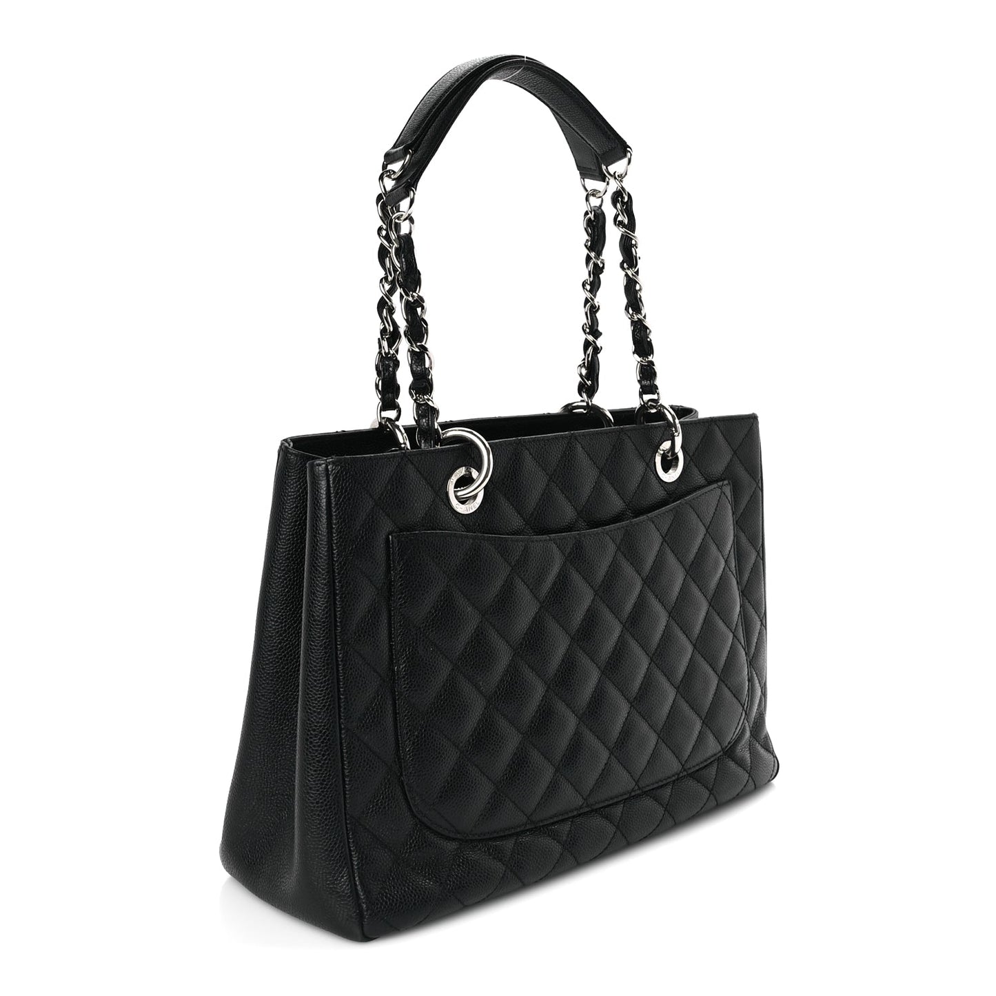 Chanel Caviar Quilted Grand Shopping Tote GST Black