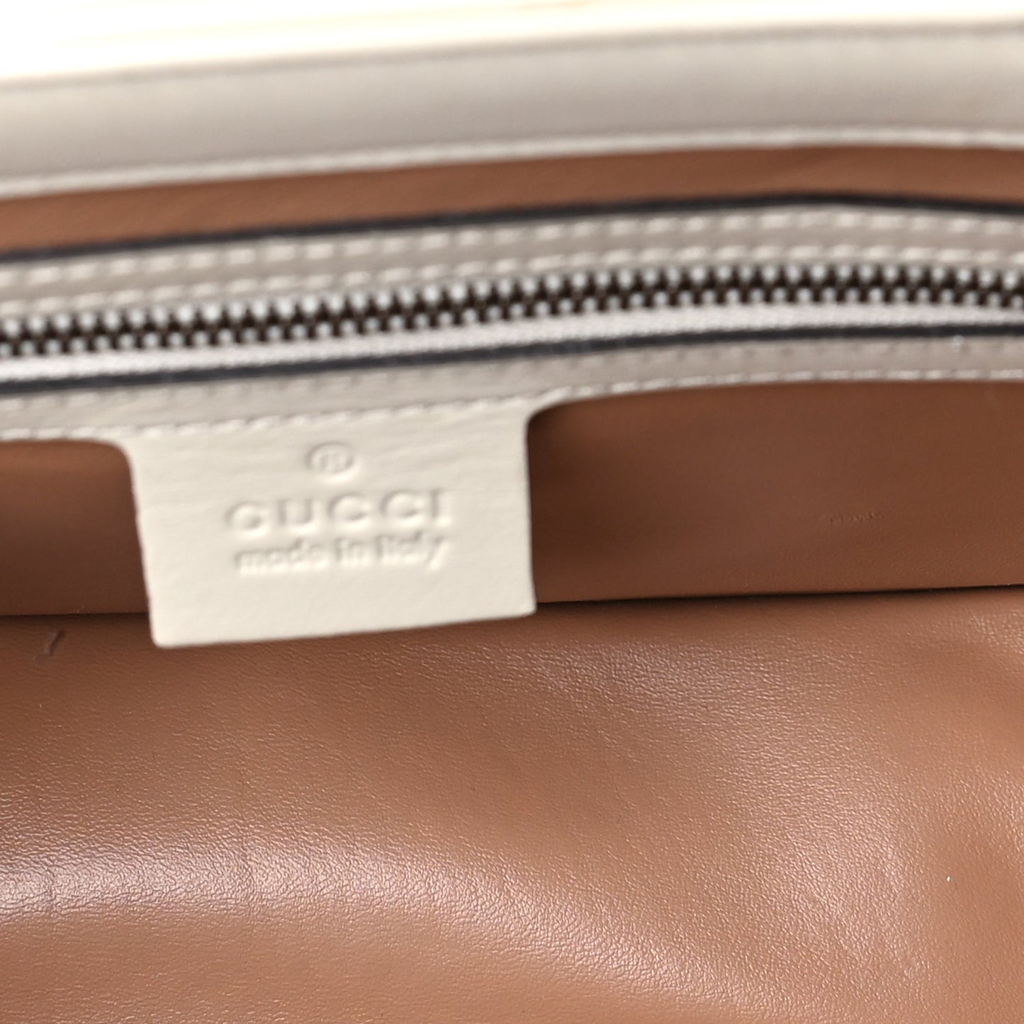 Gucci Snakeskin Sylvie Web Small Queen Margaret Top Handle Bag Roccia Natural