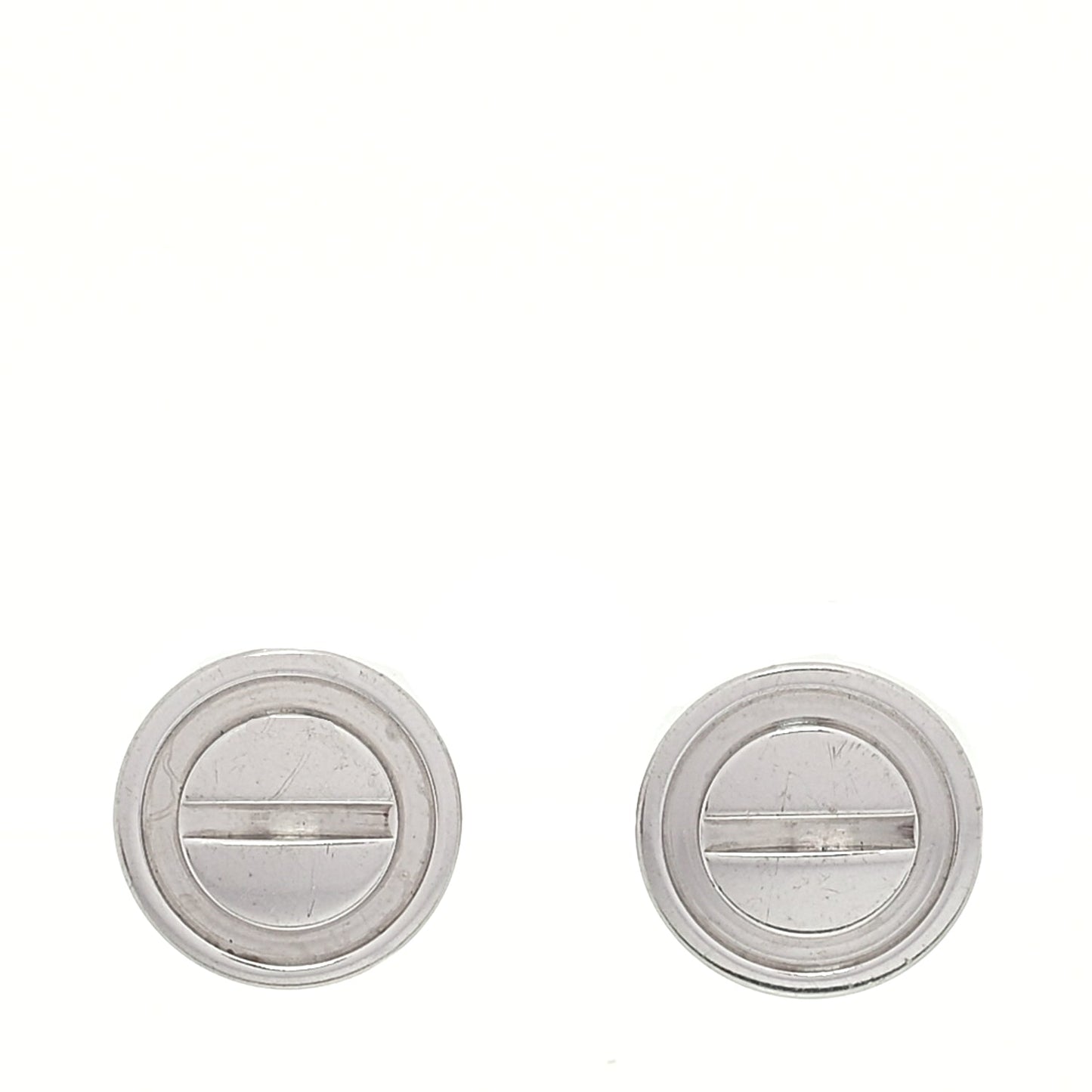 Cartier 18K White Gold LOVE Earrings