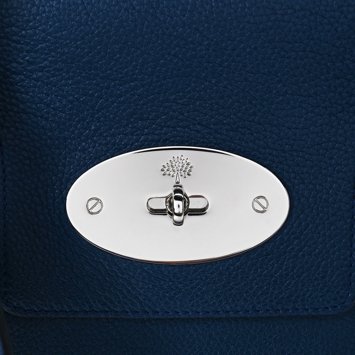 Mulberry Small Classic Grain Bayswater Midnight Blue