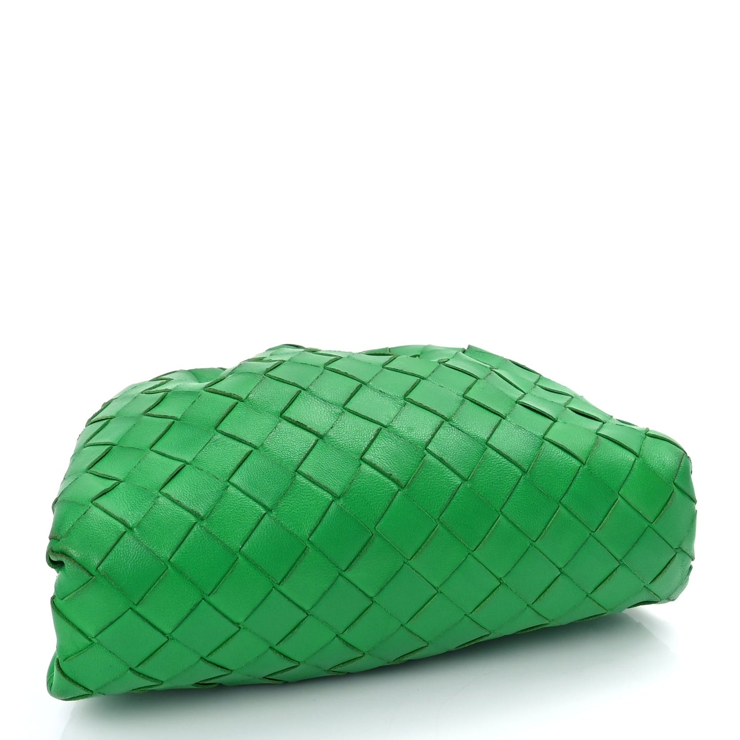 Bottega Veneta Nappa Intrecciato The Mini Pouch Clutch  Parakeet