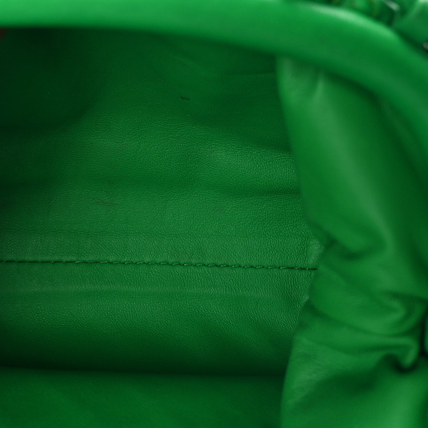 Bottega Veneta Nappa Intrecciato The Mini Pouch Clutch  Parakeet