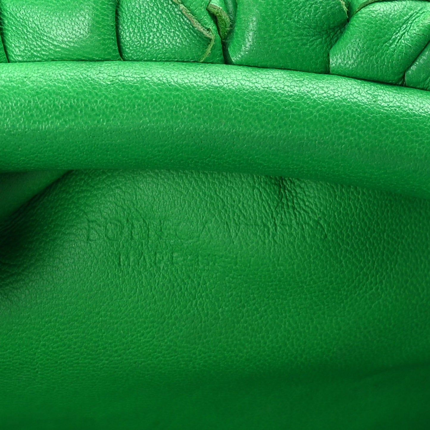 Bottega Veneta Nappa Intrecciato The Mini Pouch Clutch  Parakeet