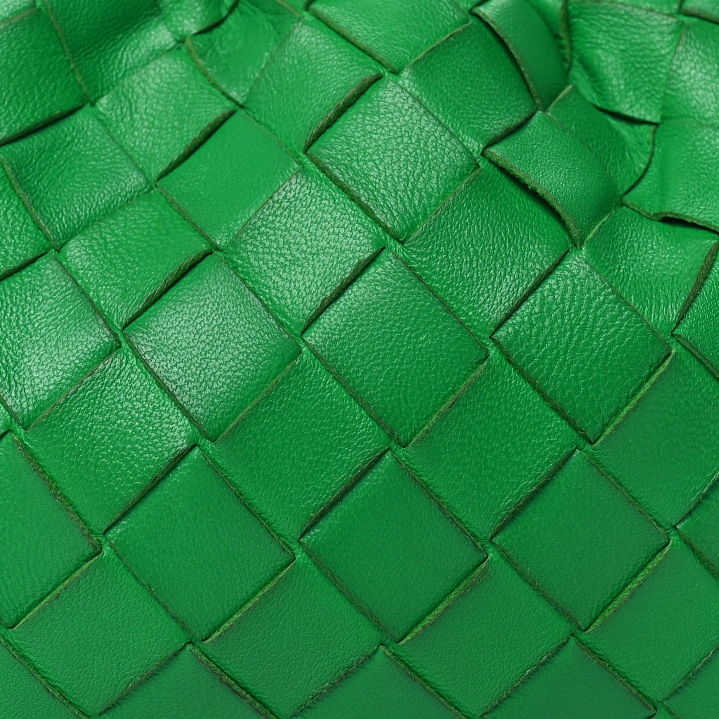 Bottega Veneta Nappa Intrecciato The Mini Pouch Clutch  Parakeet