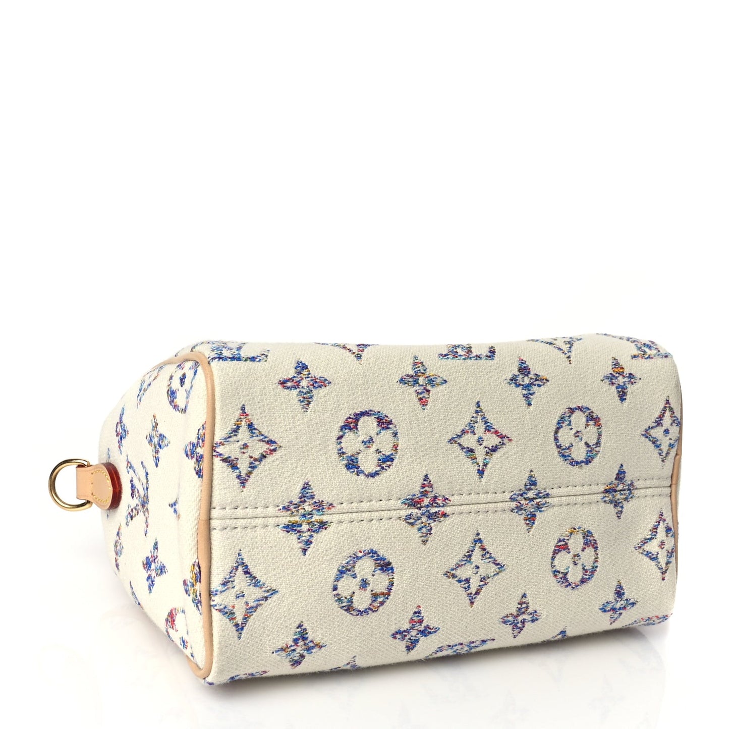 Louis Vuitton Monogram Jacquard Fabric Speedy Bandouliere 20 Multicolor Beige