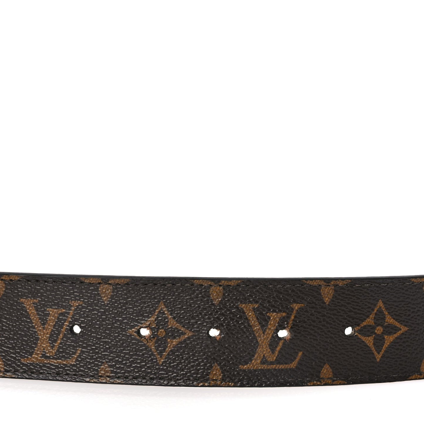 Louis Vuitton Calfskin Monogram 40mm LV Initiales Reversible Belt 95 38 Black