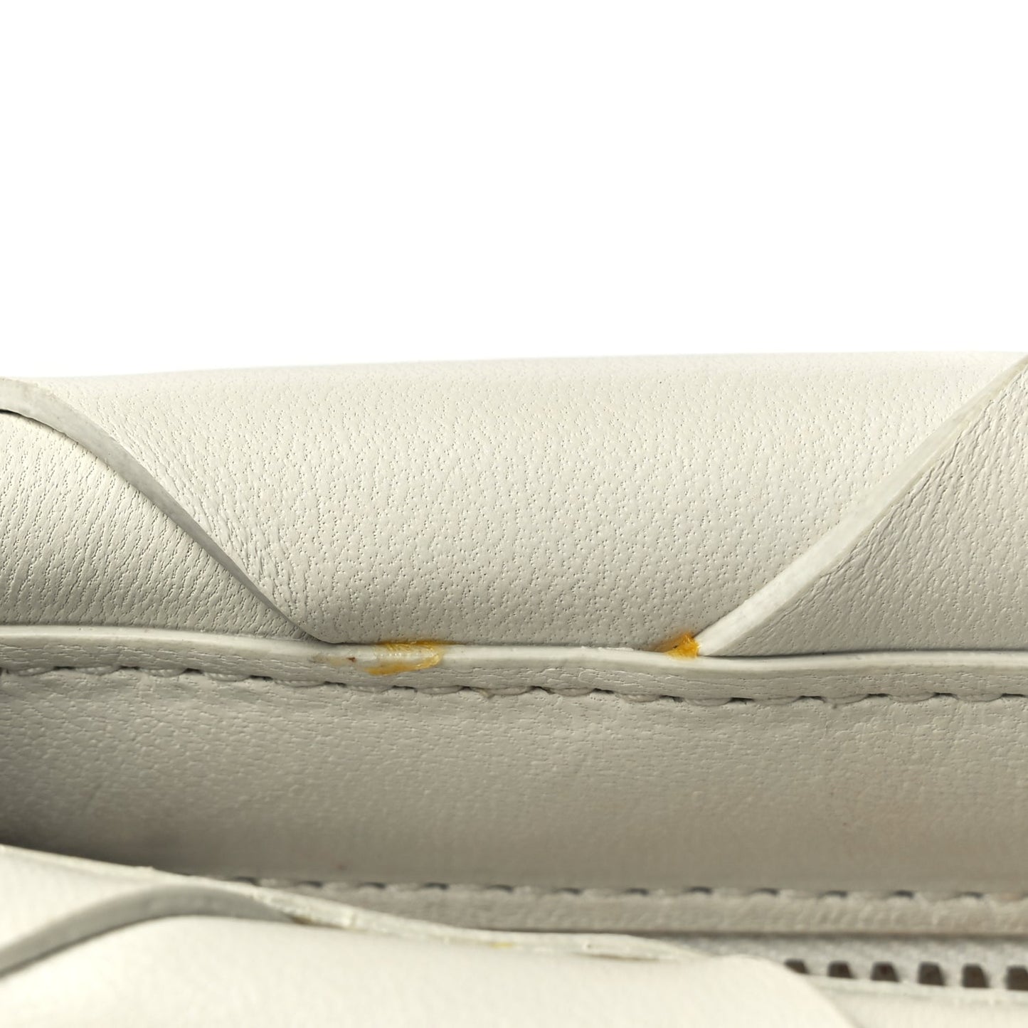 Bottega Veneta Nappa Maxi Blown Up Intrecciato Pouch Clutch  Optic White