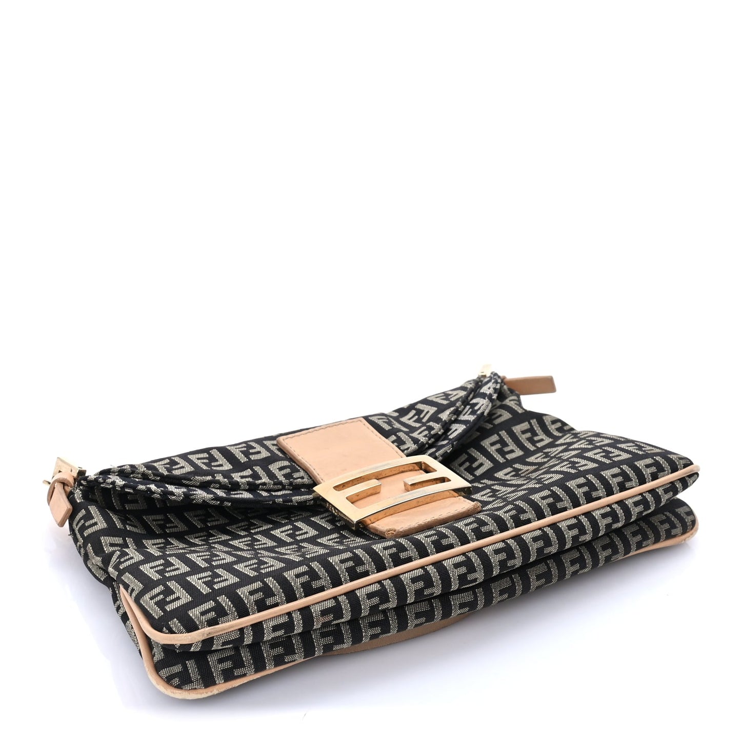 Fendi Zucchino Baguette Black