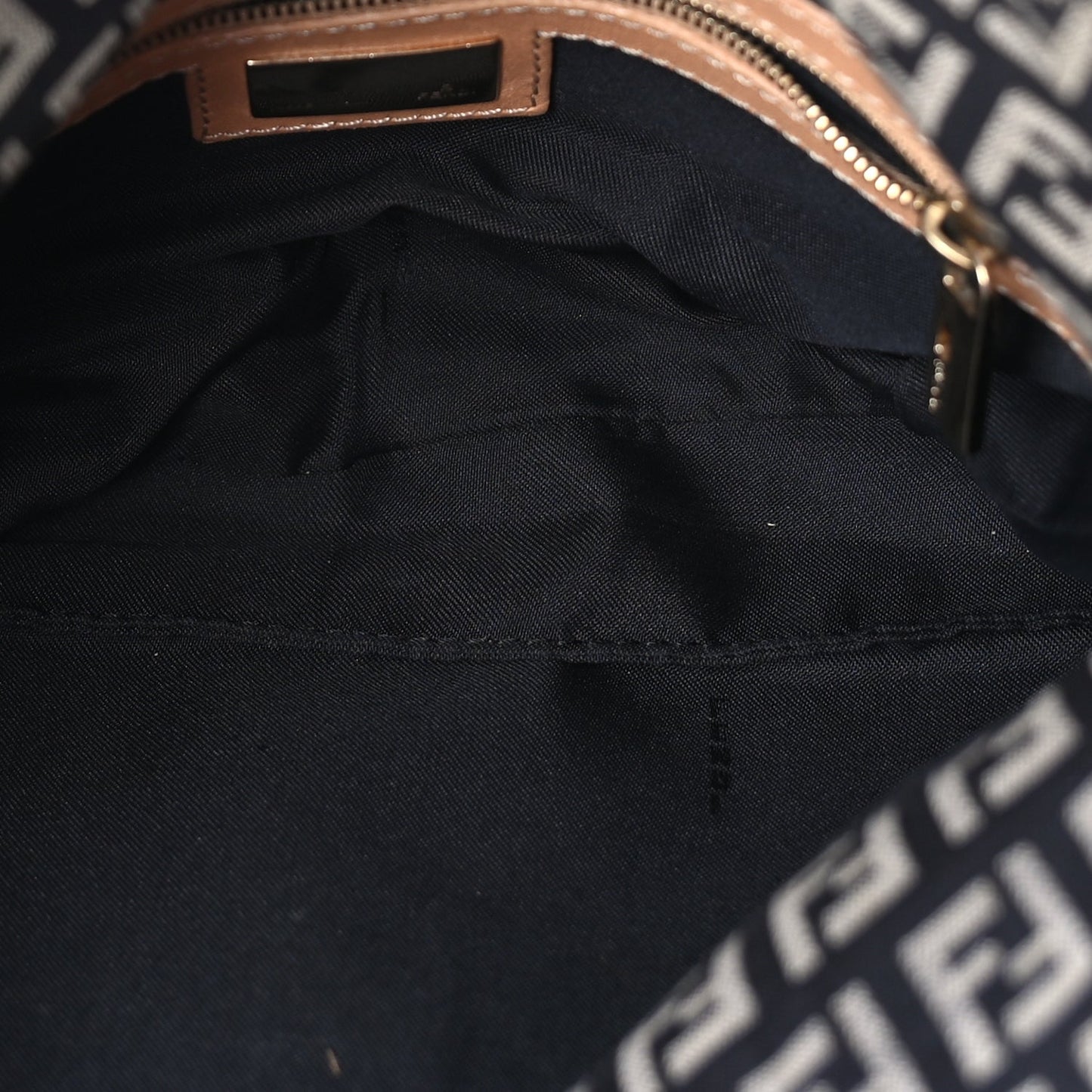 Fendi Zucchino Baguette Black