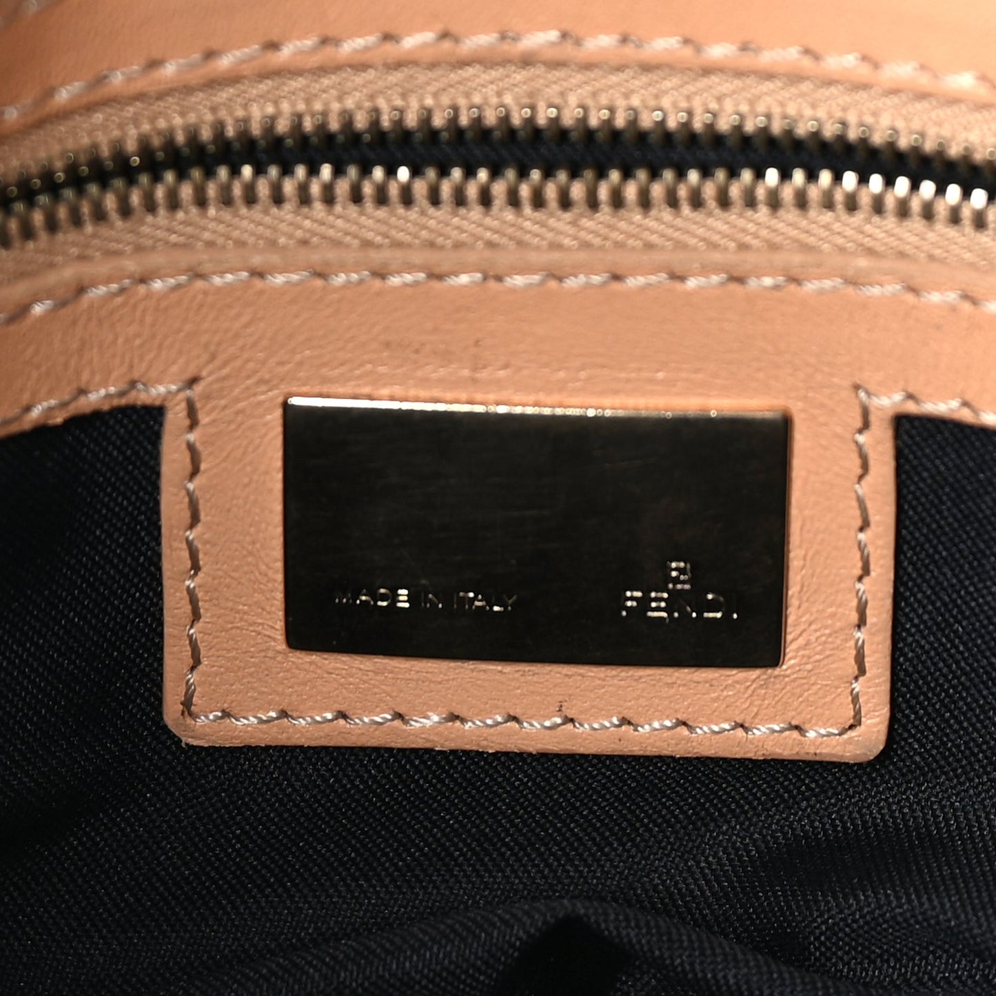 Fendi Zucchino Baguette Black