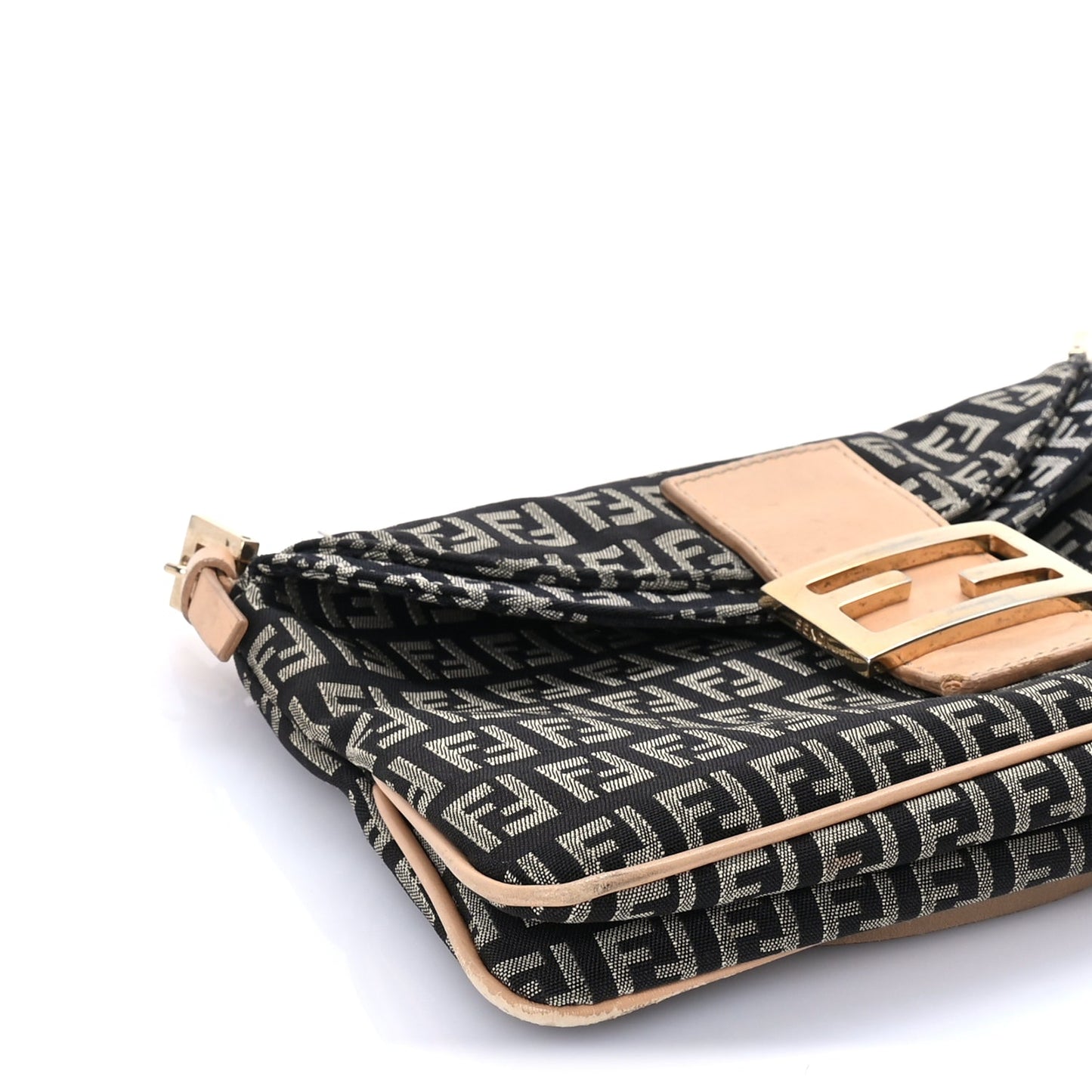 Fendi Zucchino Baguette Black