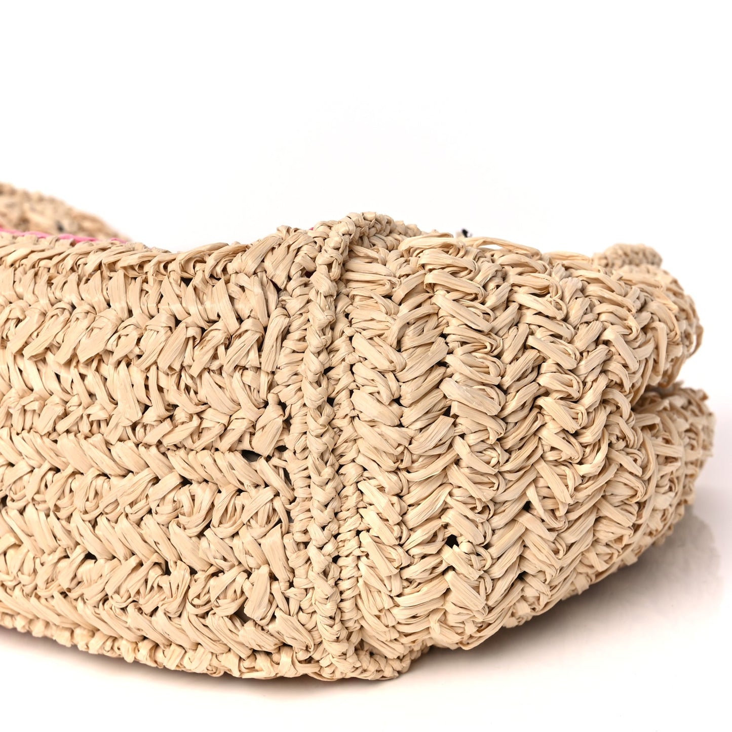 Prada Raffia Small Canapa Tote Naturale