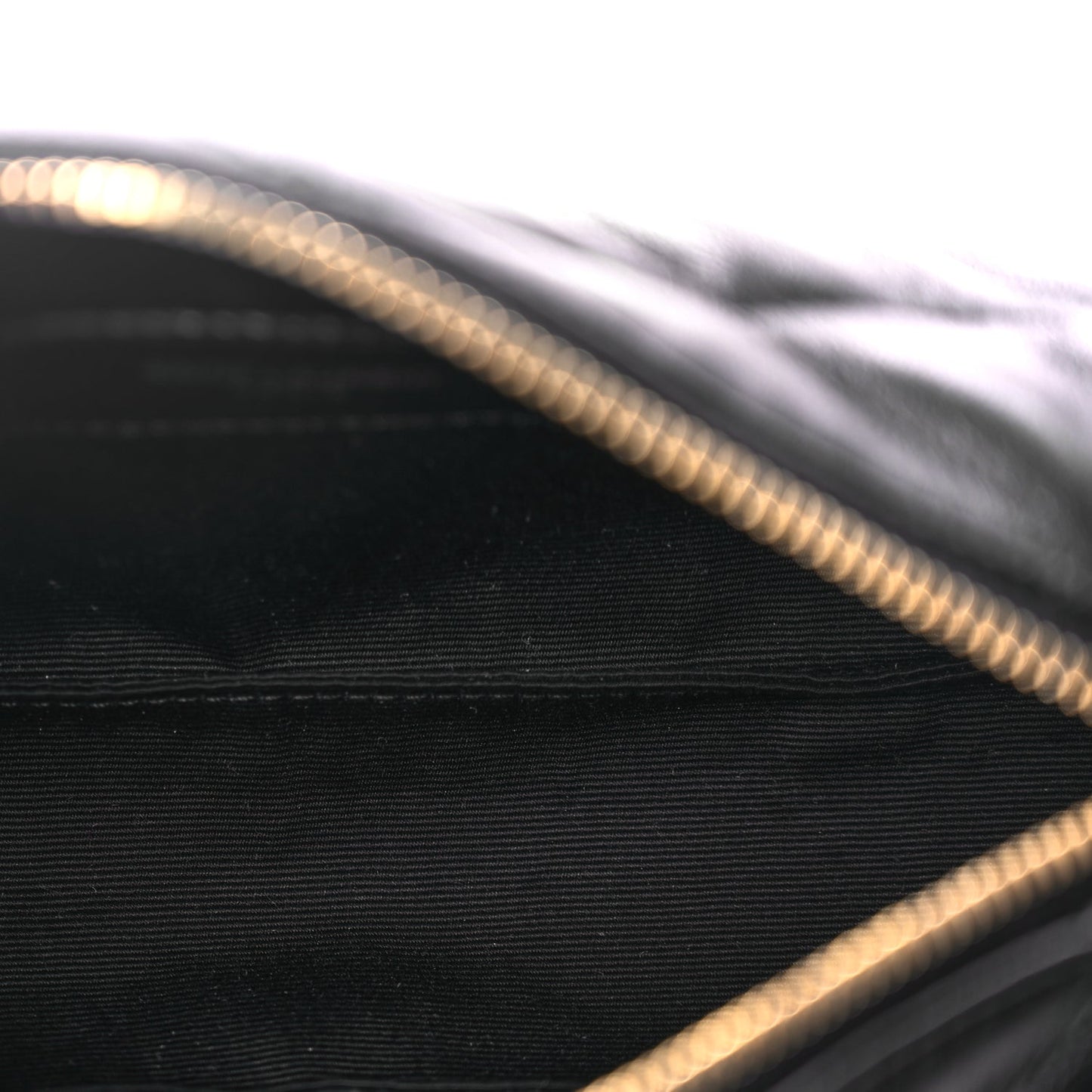 Saint Laurent Lambskin Monogram Mini Sade Tube Bag Black