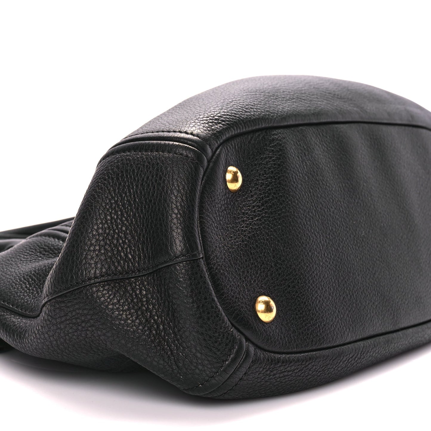Prada Vitello Phenix Top Handle Bag Black