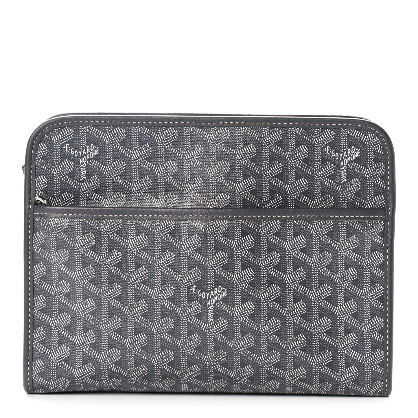 Goyard  Goyardine Jouvence Toiletry Pouch Grey