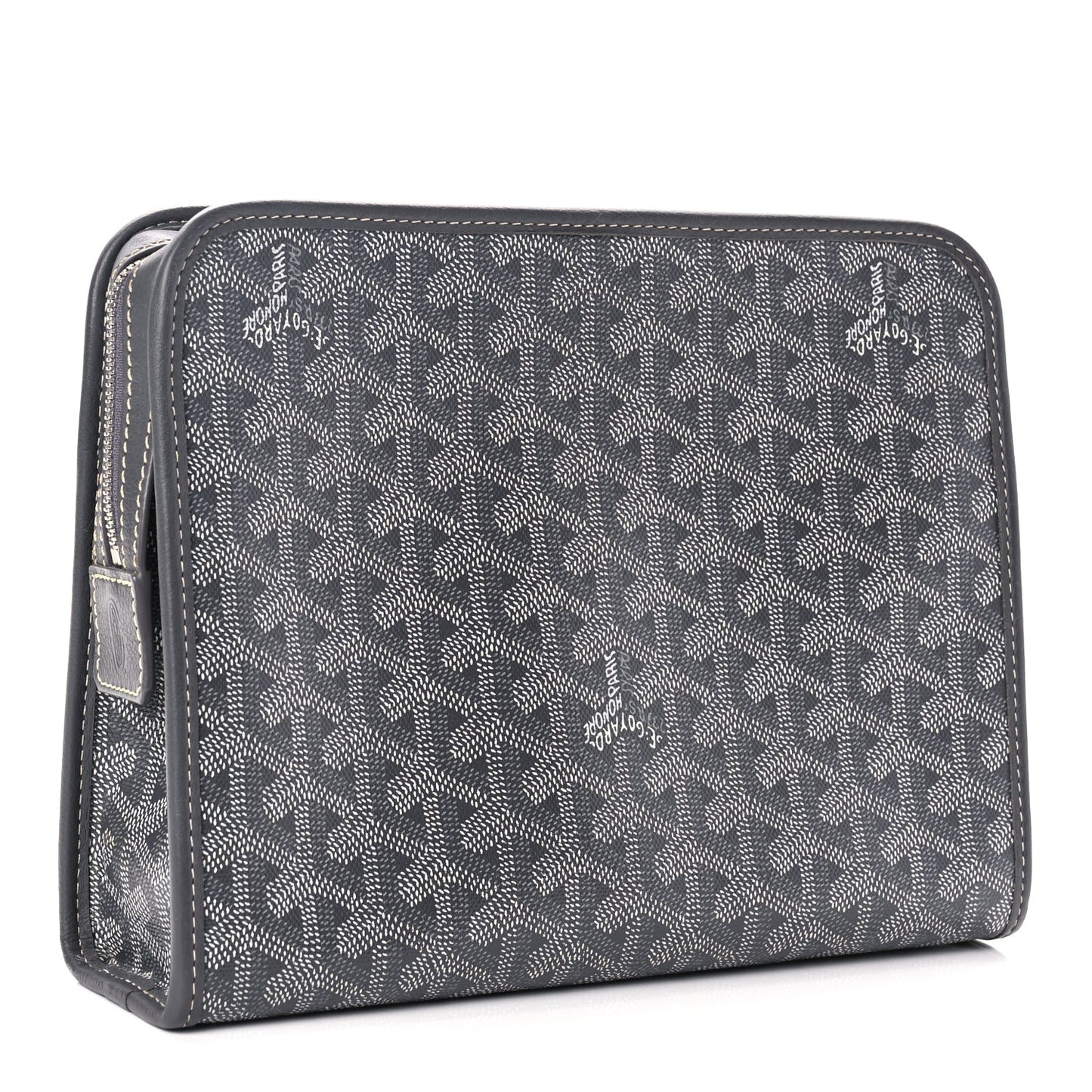Goyard  Goyardine Jouvence Toiletry Pouch Grey