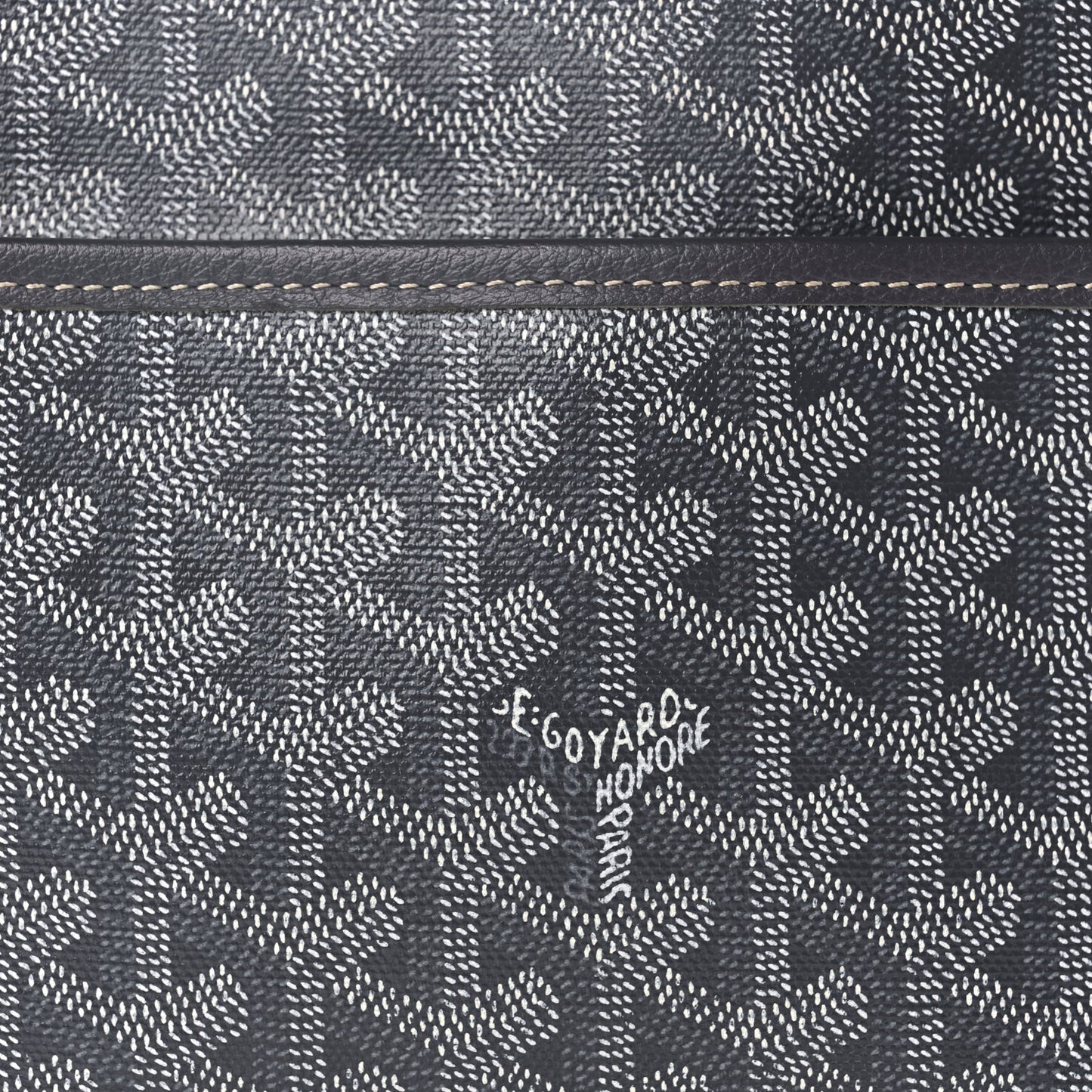 Goyard  Goyardine Jouvence Toiletry Pouch Grey
