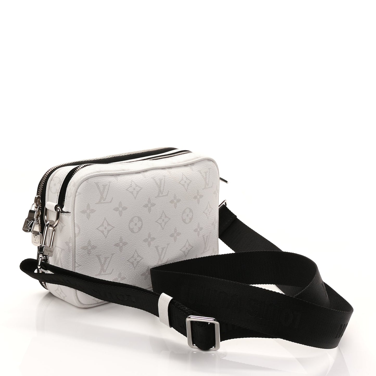 Louis Vuitton Taiga Monogram Alpha Messenger Optic White