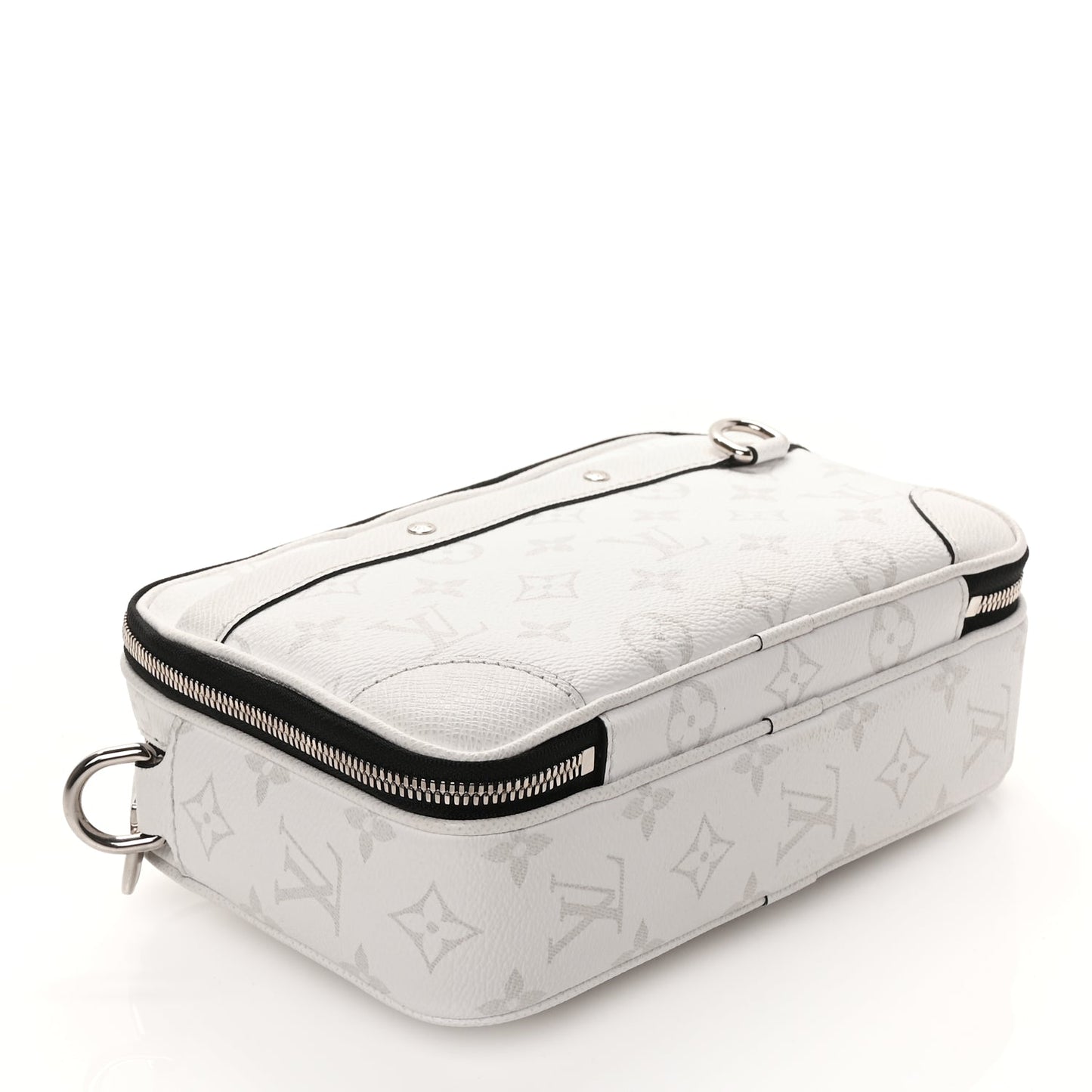 Louis Vuitton Taiga Monogram Alpha Messenger Optic White