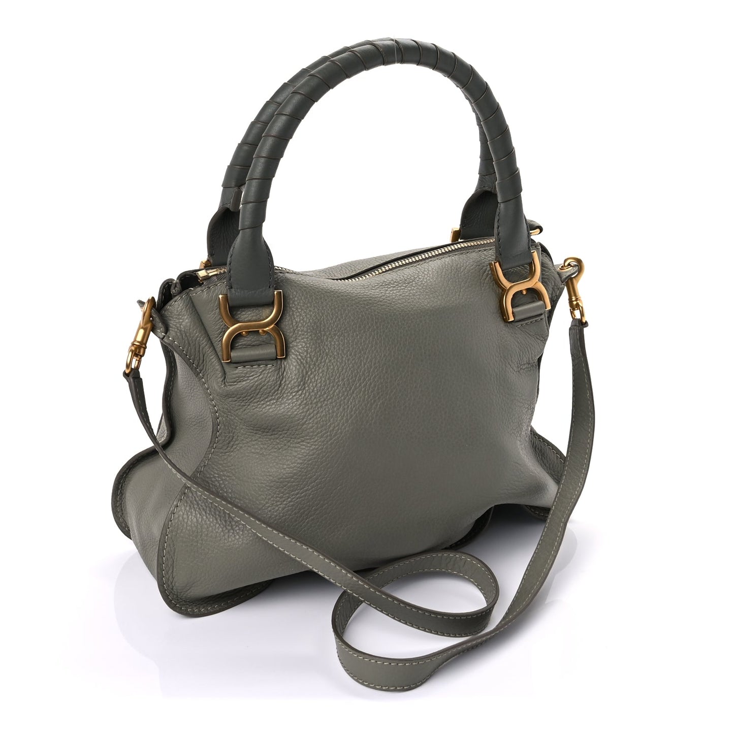 Chloe Calfskin Medium Marcie Satchel  Toscana Cypress