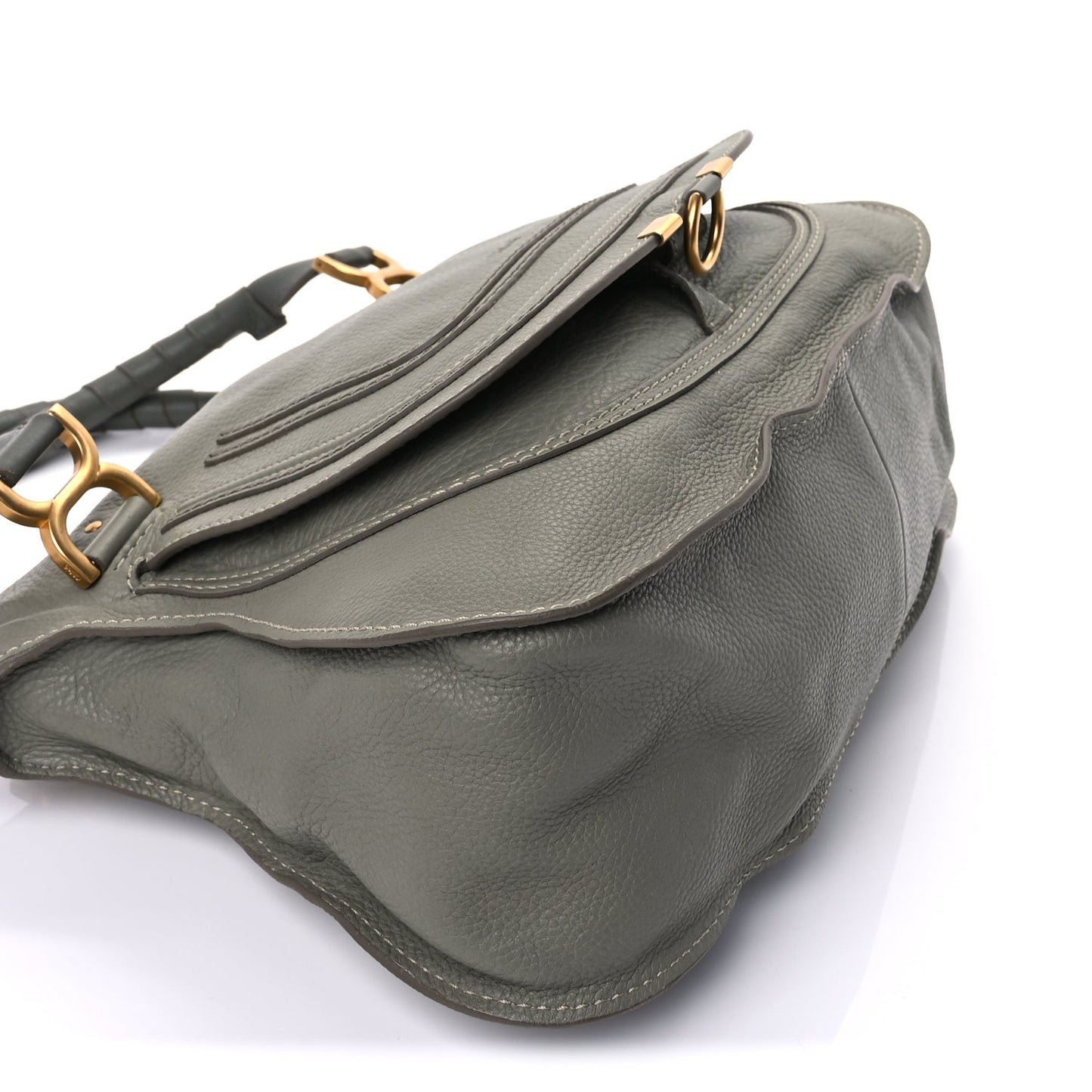 Chloe Calfskin Medium Marcie Satchel  Toscana Cypress