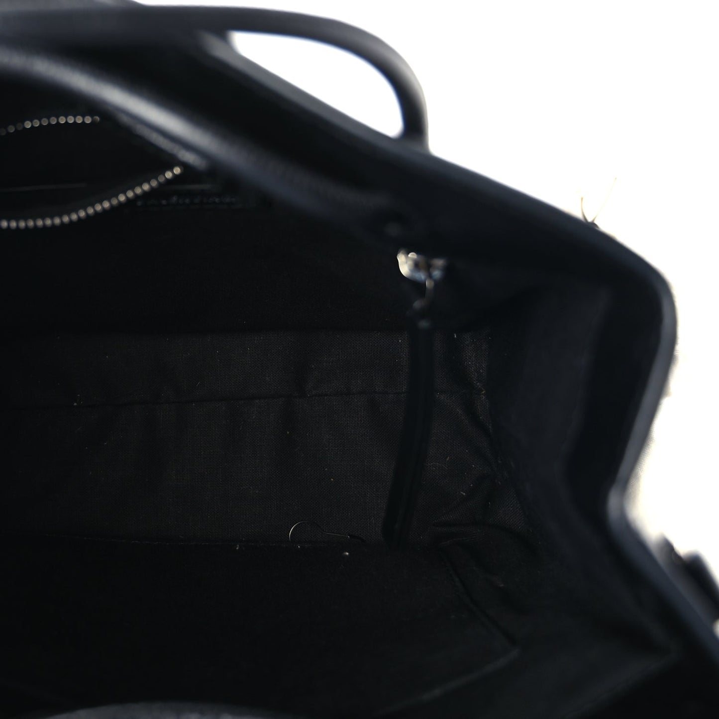 Balenciaga Calfskin Logo XXS Shopping Tote Black