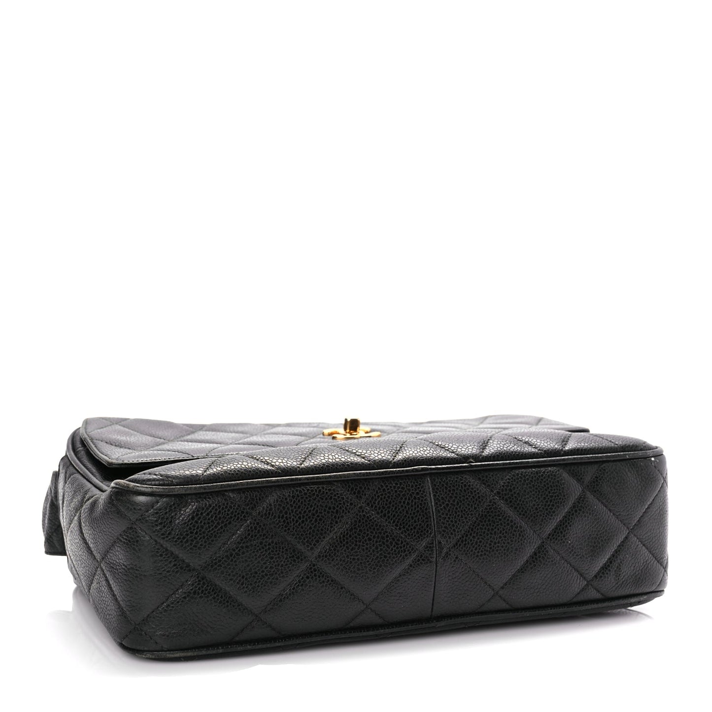 Chanel Caviar Quilted Flap Shoulder Bag Black