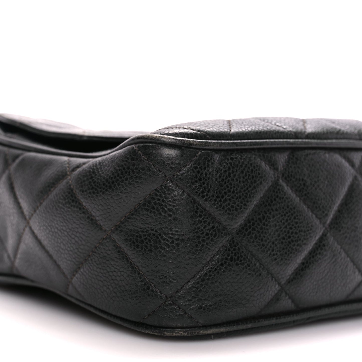 Chanel Caviar Quilted Flap Shoulder Bag Black