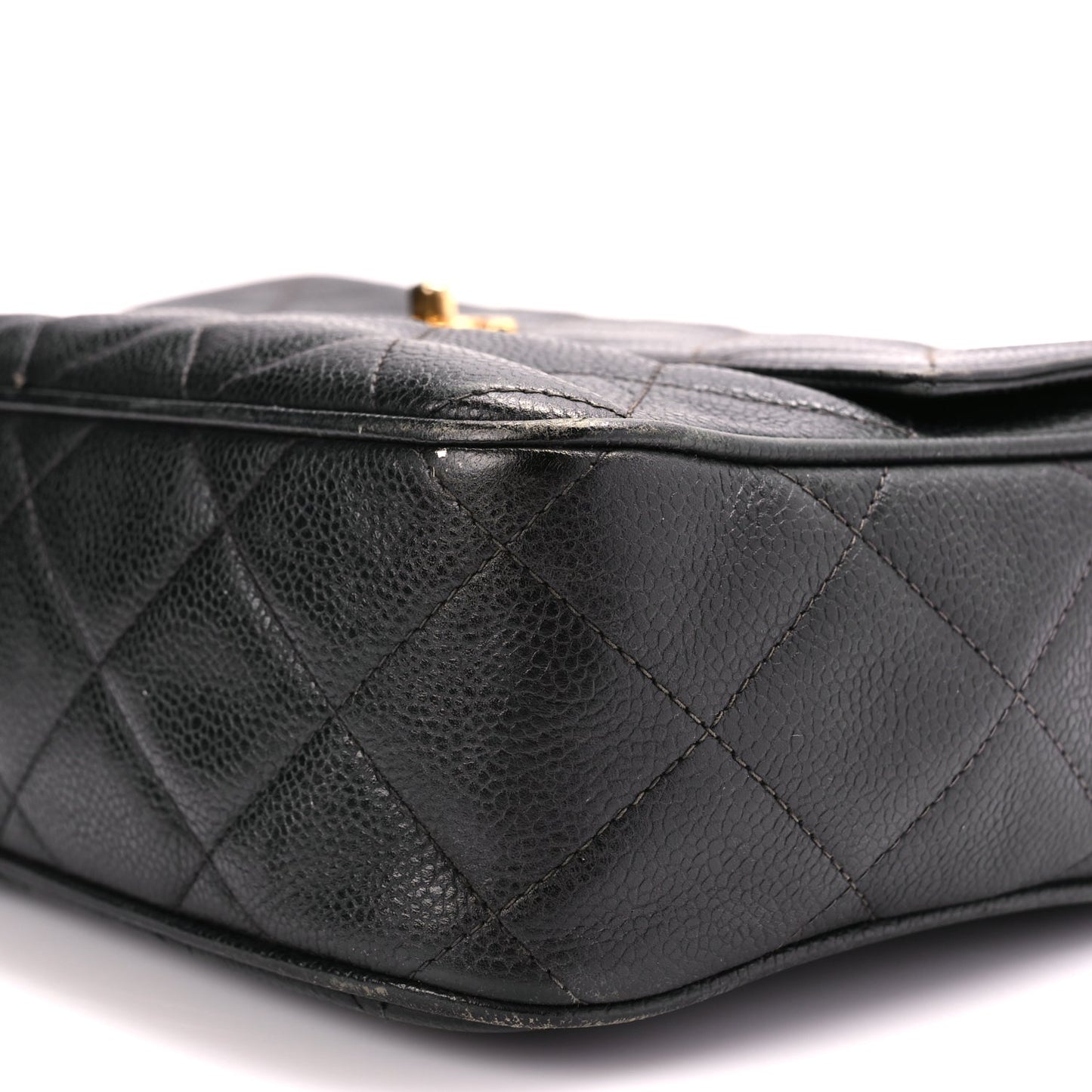 Chanel Caviar Quilted Flap Shoulder Bag Black