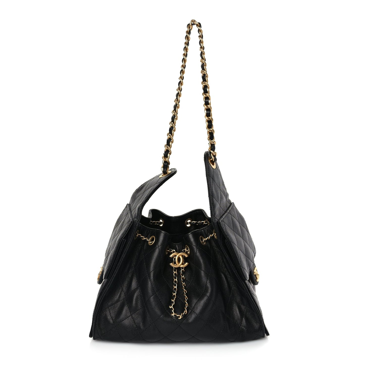 Chanel Caviar Quilted Small Chanel 25 Handbag Black