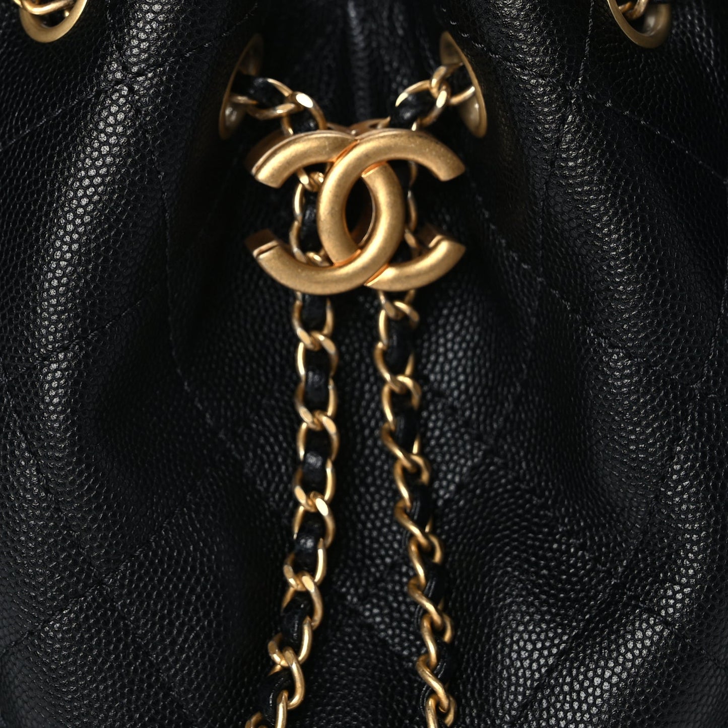 Chanel Caviar Quilted Small Chanel 25 Handbag Black