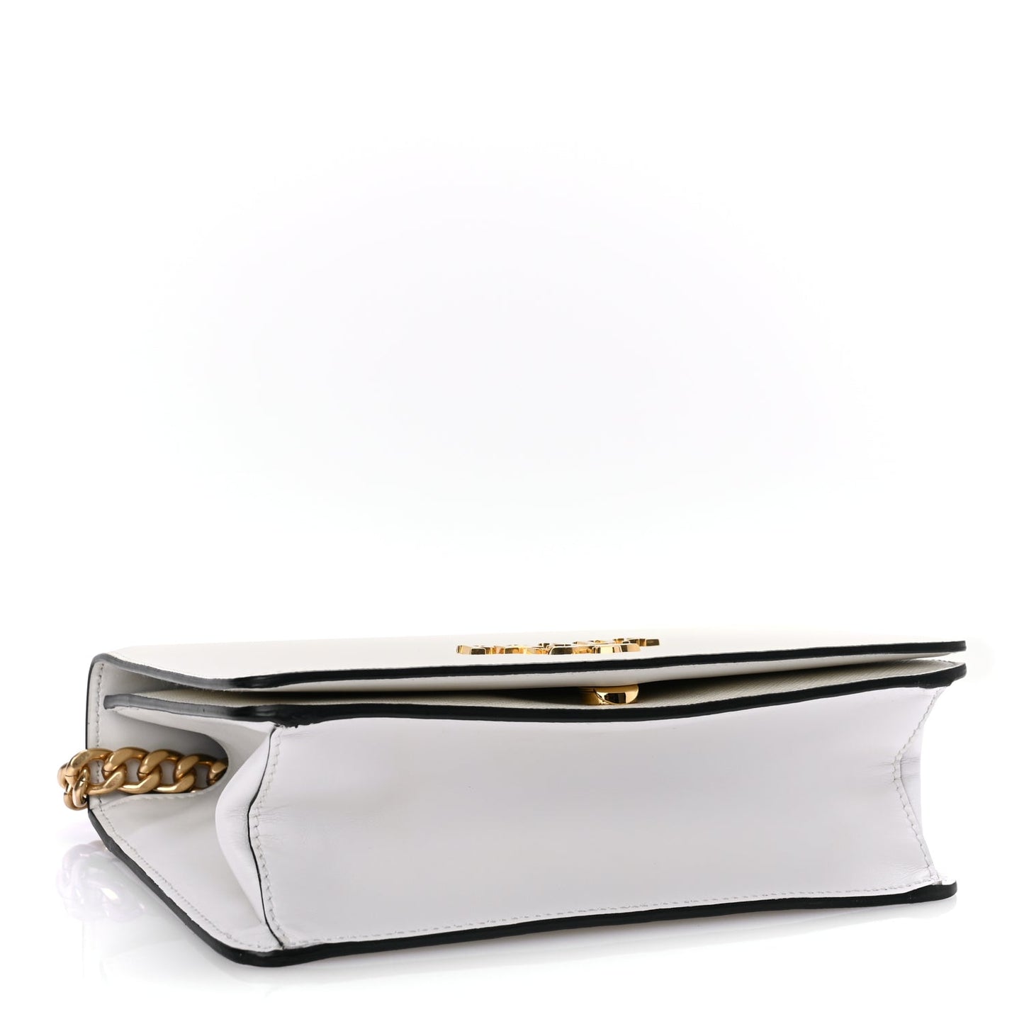 Prada Saffiano Chain Shoulder Bag  White