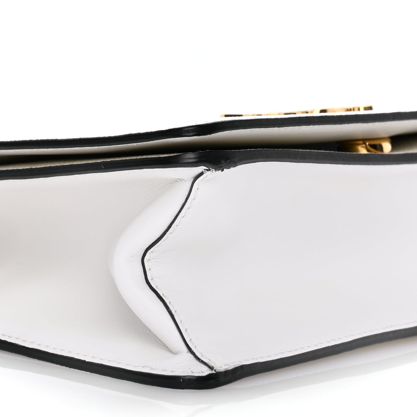 Prada Saffiano Chain Shoulder Bag  White