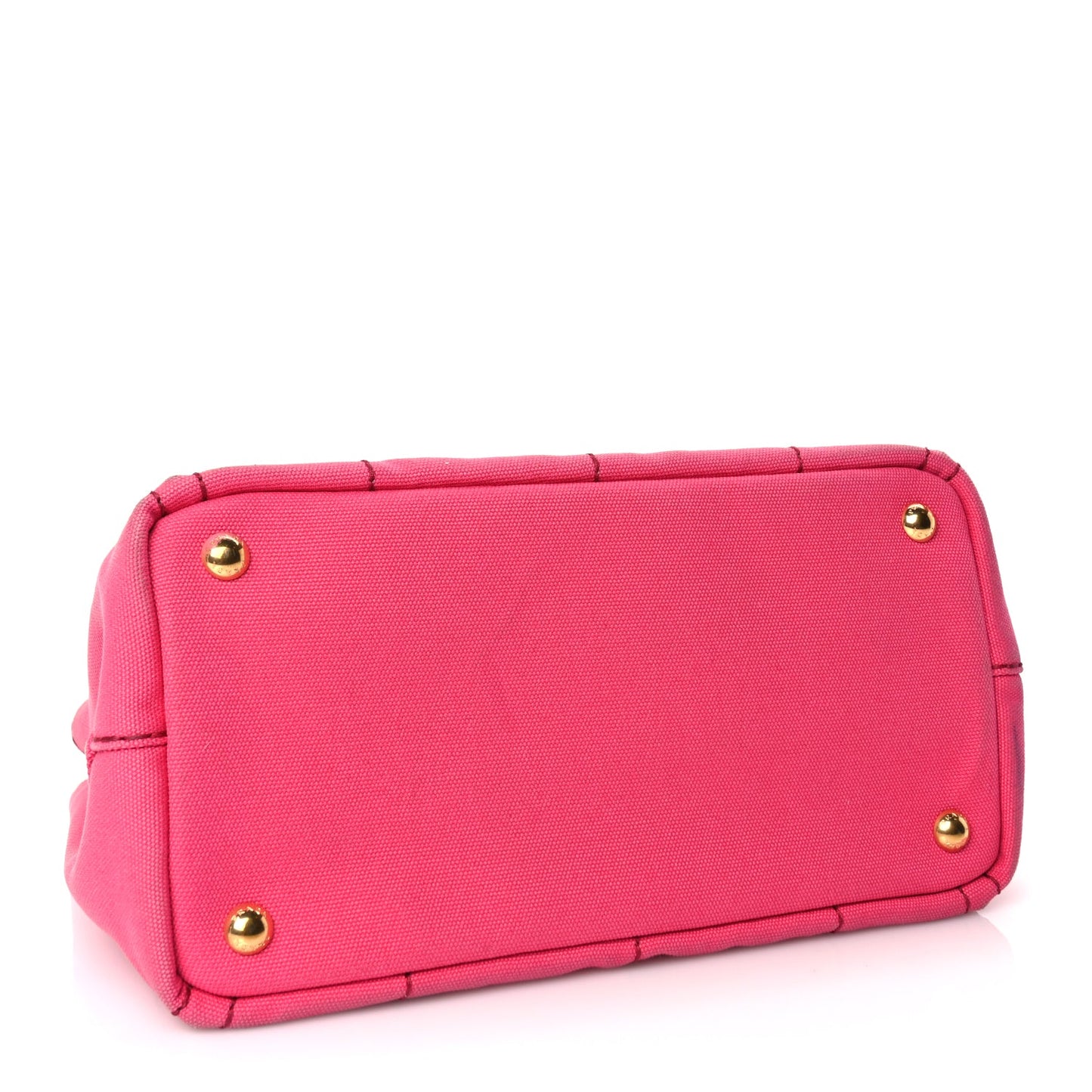 Prada Canapa Small Logo Tote Peonia Peonia