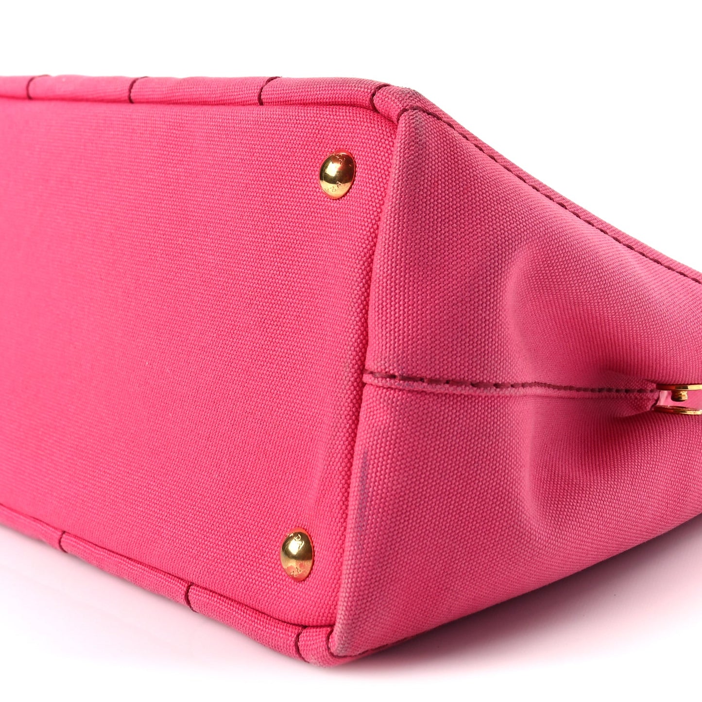 Prada Canapa Small Logo Tote Peonia Peonia