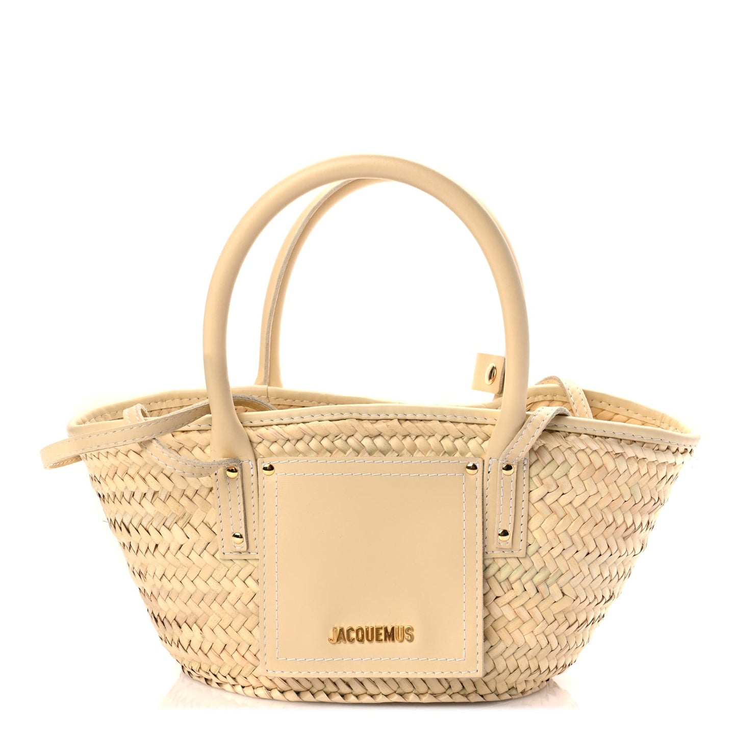 Jacquemus Small Soli Basket Ivory