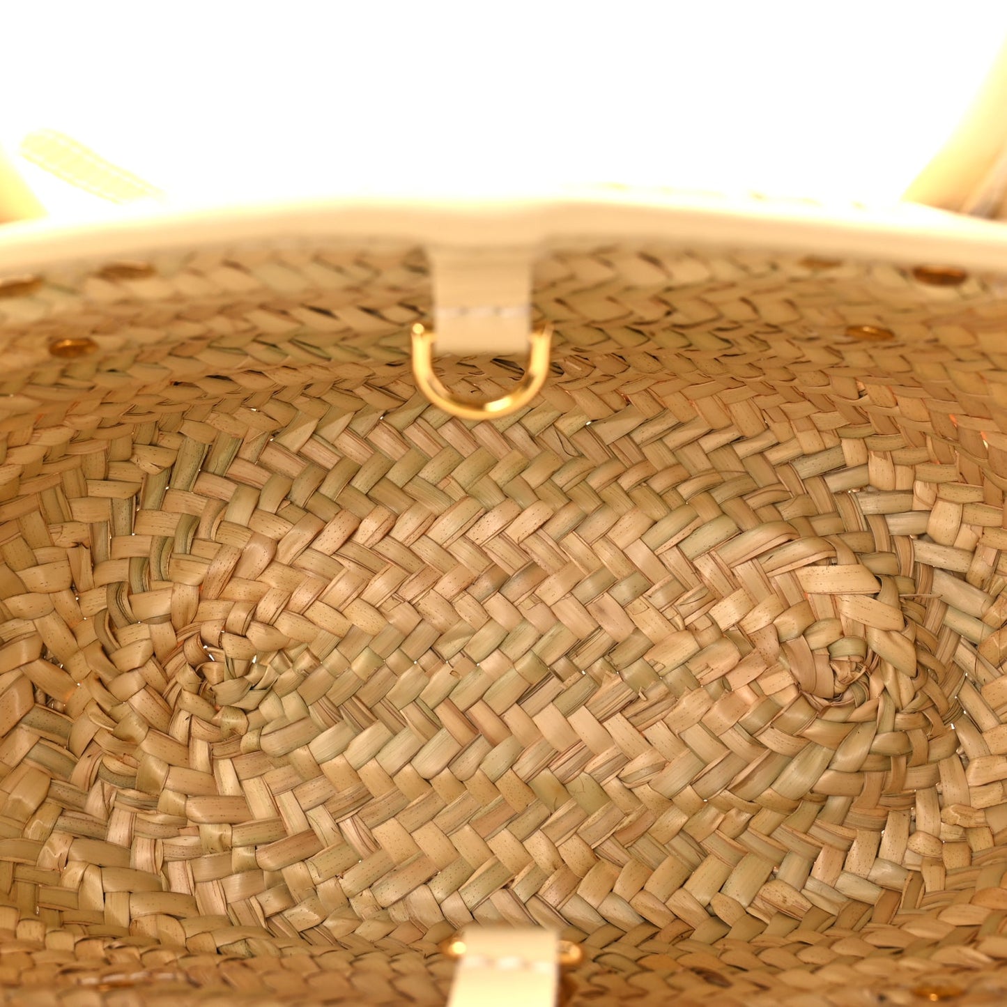 Jacquemus Small Soli Basket Ivory