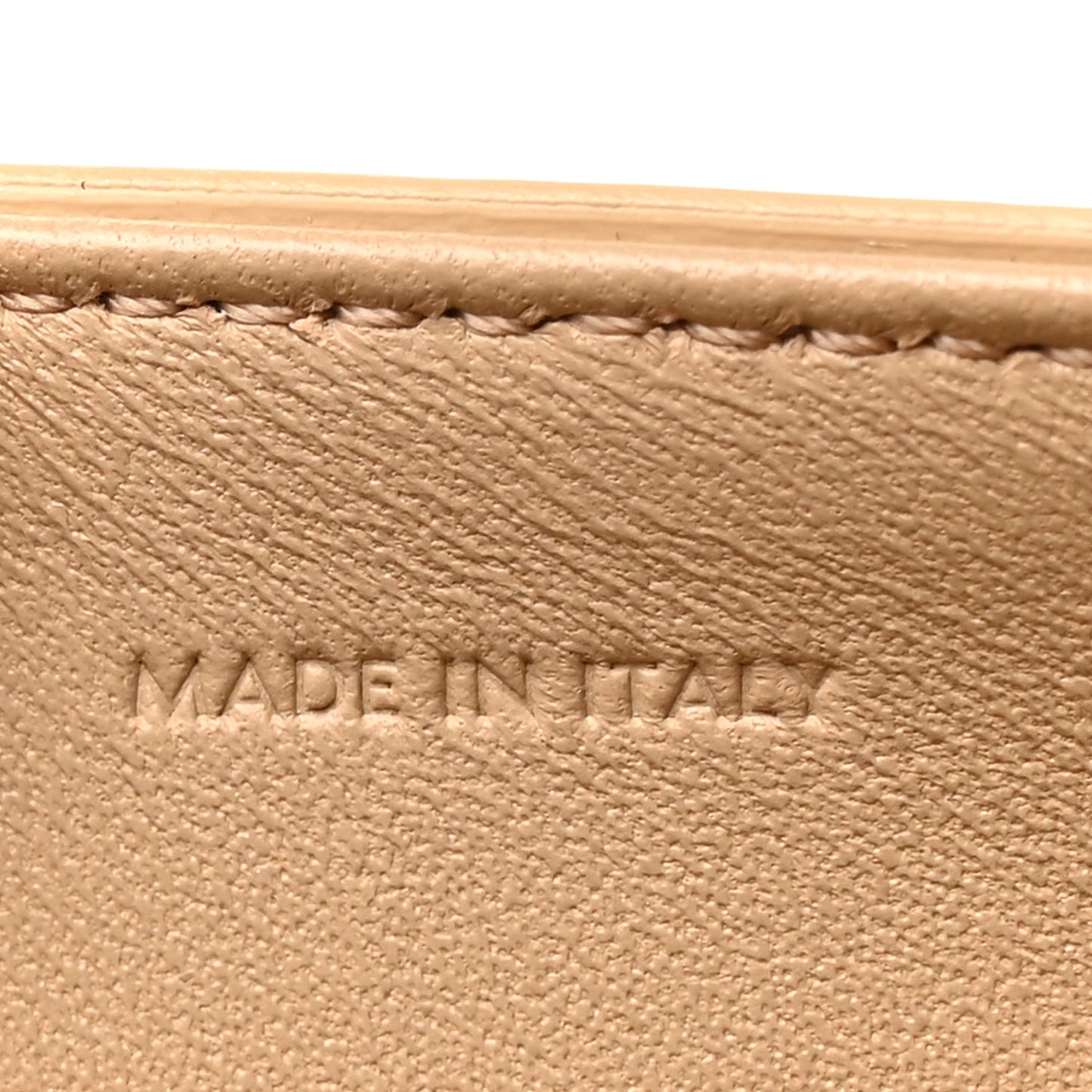 Celine Shiny Calfskin Teen Triomphe  Nude