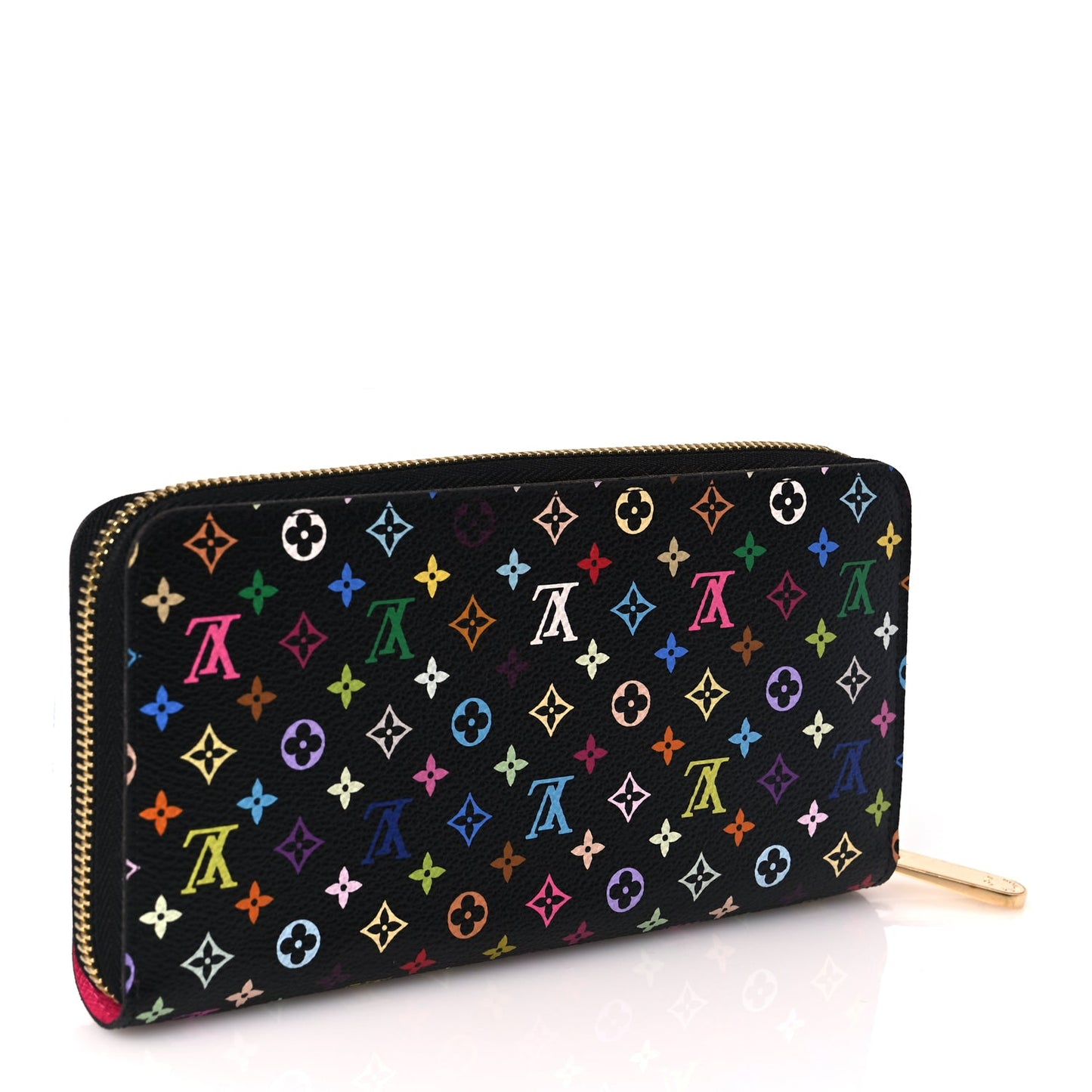 Louis Vuitton Monogram Multicolor Zippy Wallet Black Grenade