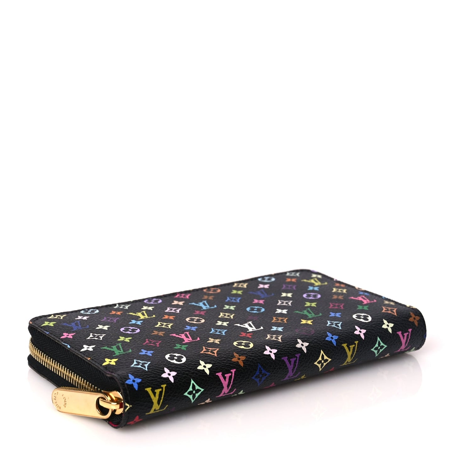 Louis Vuitton Monogram Multicolor Zippy Wallet Black Grenade