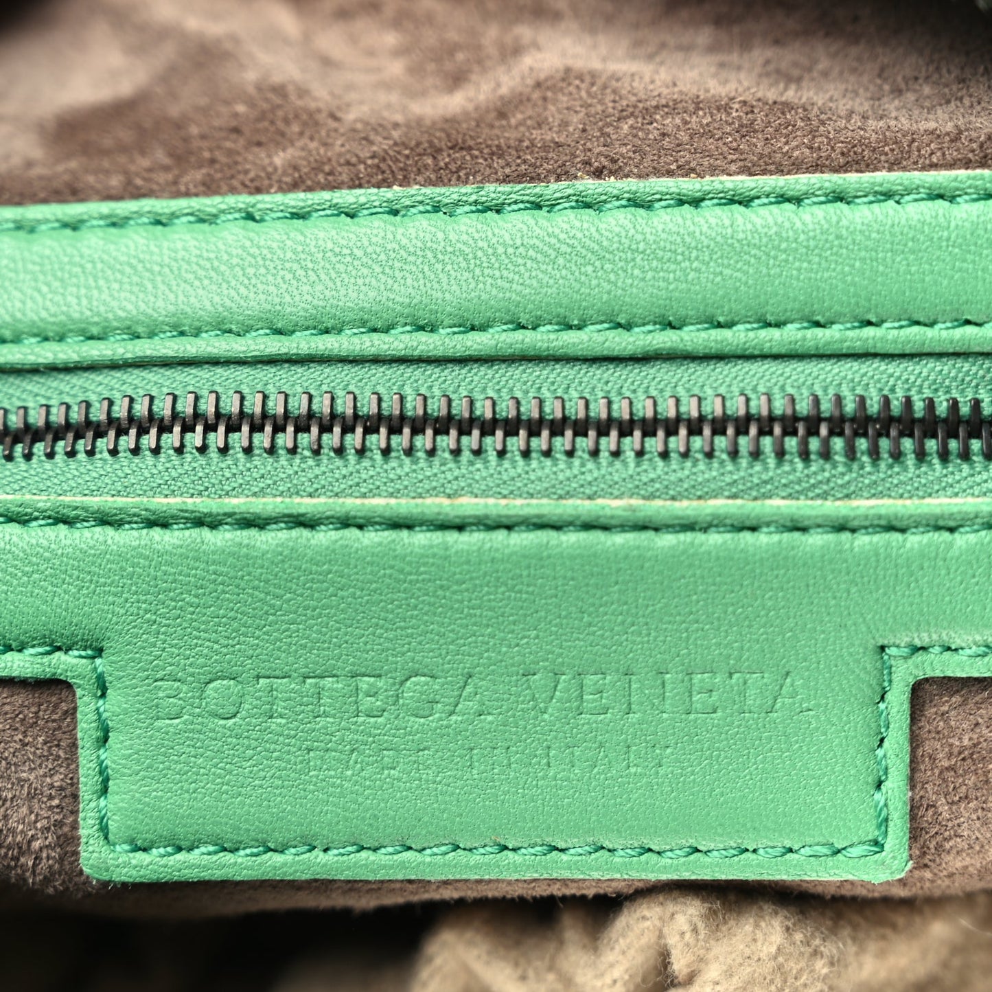 Bottega Veneta Nappa Intrecciato Nodini Crossbody Messenger Green
