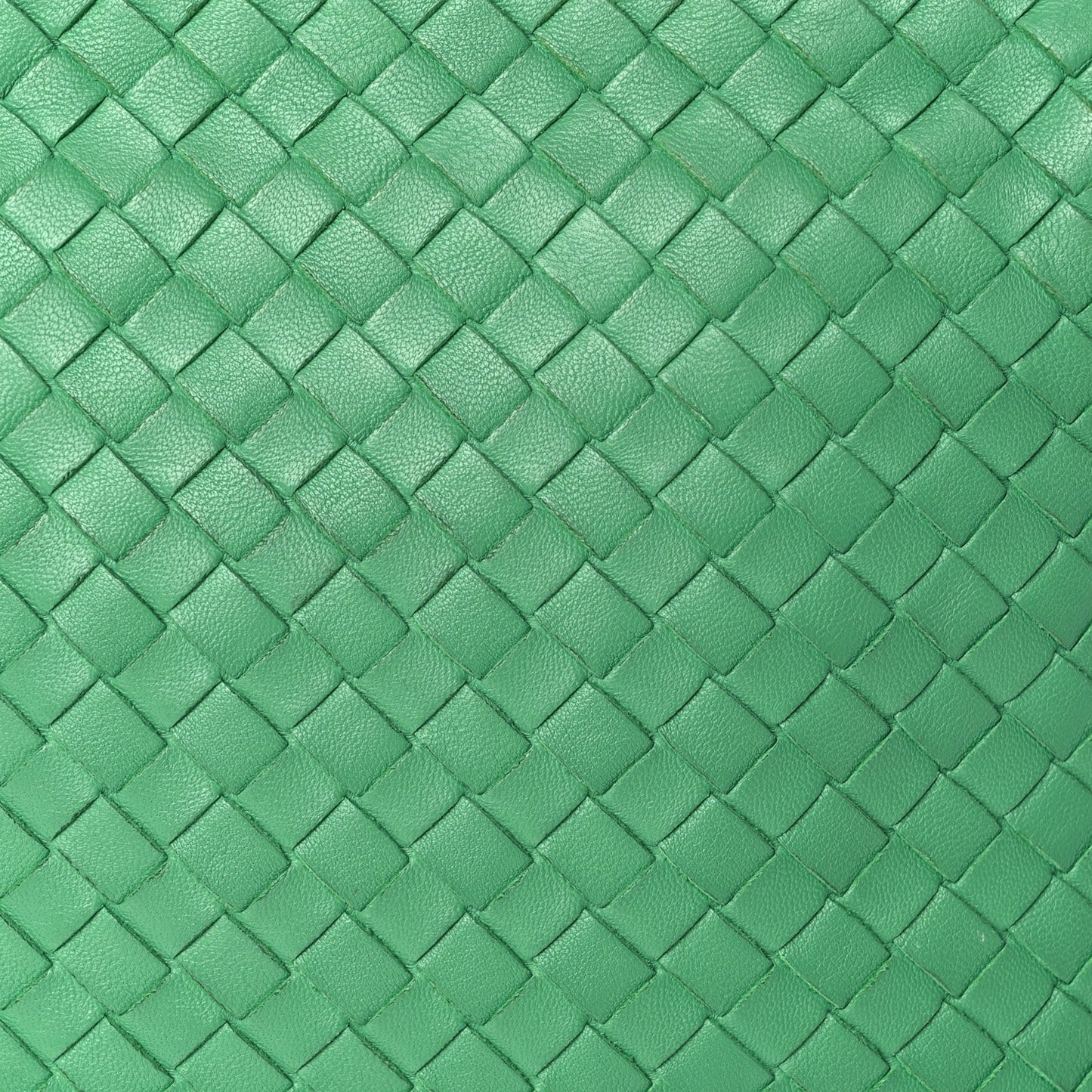 Bottega Veneta Nappa Intrecciato Nodini Crossbody Messenger Green