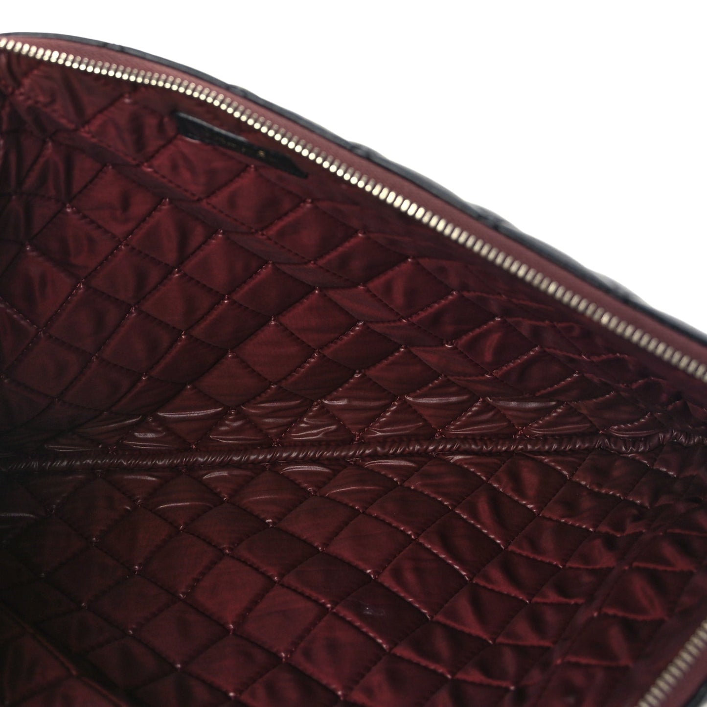 Chanel Lambskin Quilted Large Case Black